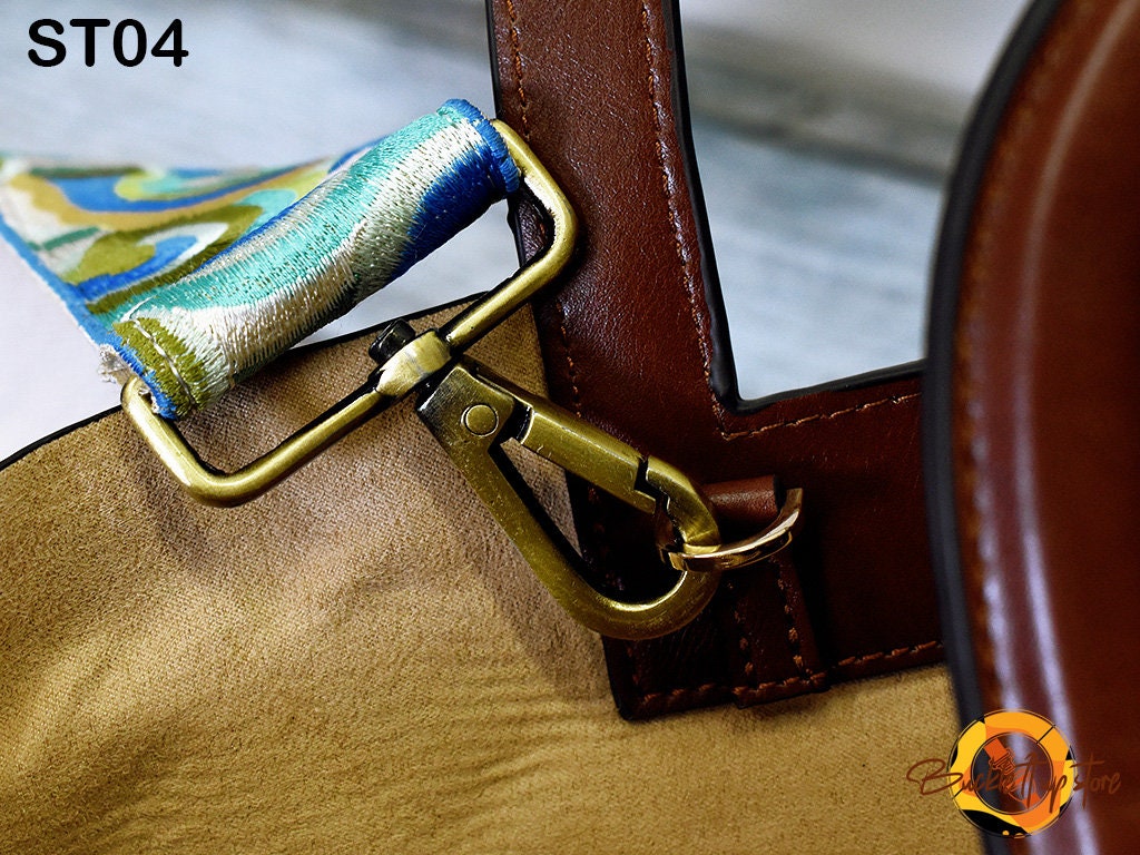 Embroidered Purse Strap Crossbody Strap for Purses Boho Bags Strap Embroidery Replacement Strap Boho Guitar Strap Handbag Strap gift for her