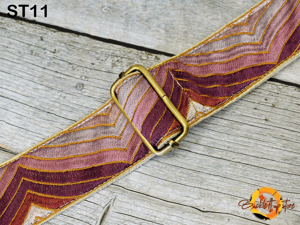 Embroidery Replacement Strap Purse Strap Crossbody Strap for Purses Embroidered Boho Bags Strap Boho Guitar Strap Handbag Strap gift for her