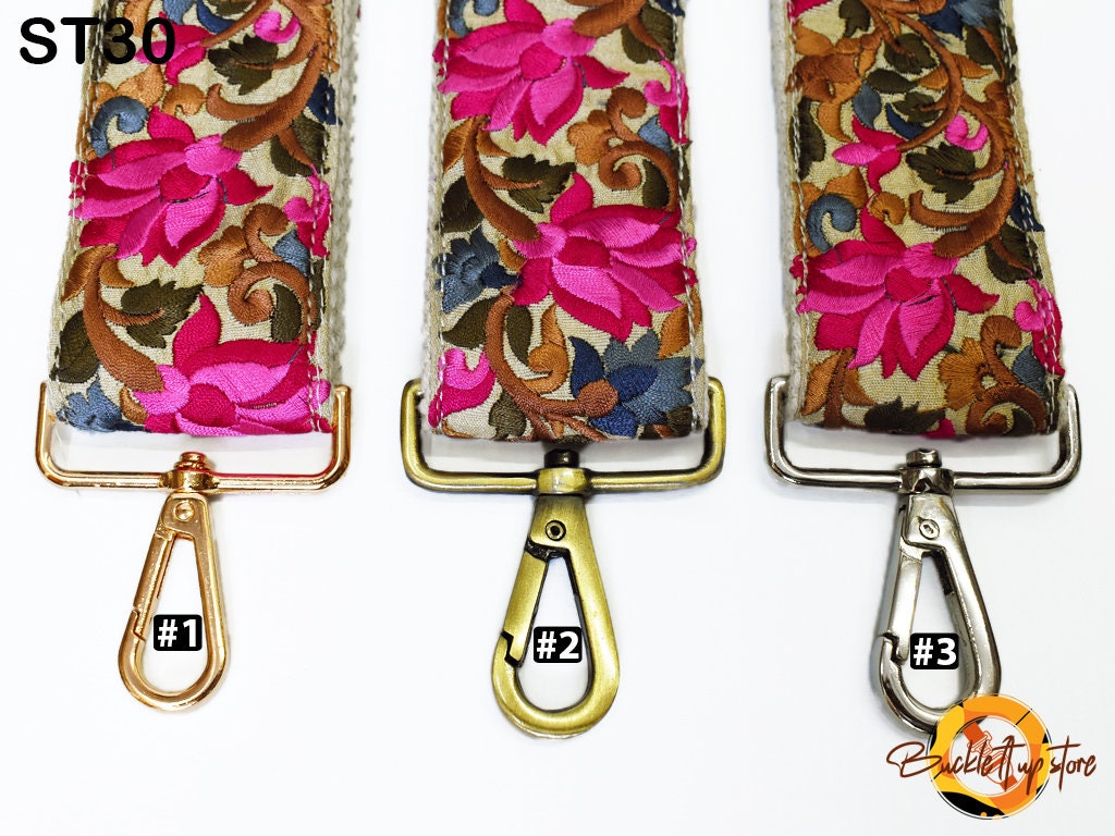 Embroidered Purse Strap Crossbody Strap for Purses Boho Bags Strap Embroidery Replacement Strap Boho Guitar Strap Handbag Strap gift for her