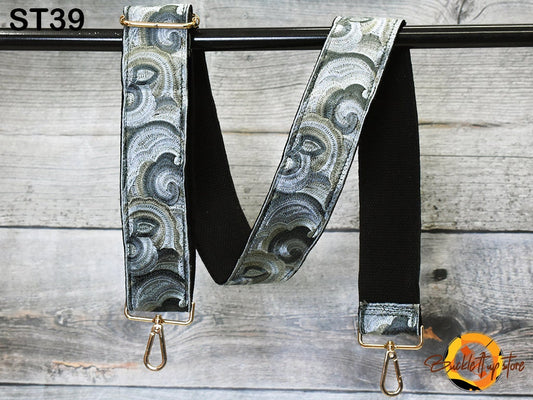 Embroidered Purse Strap Crossbody Strap for Purses Boho Bags Strap Embroidery Replacement Strap Boho Guitar Strap Handbag Strap gift for her