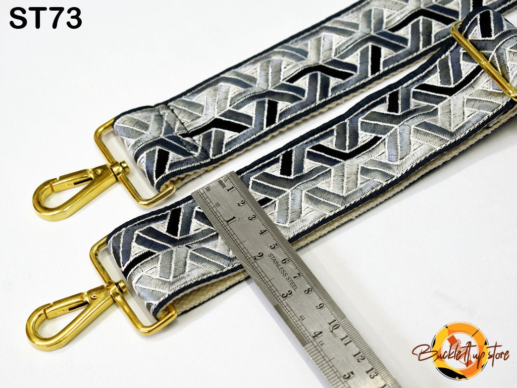Embroidered Purse Strap Crossbody Strap for Purses Boho Bags Strap Embroidery Replacement Strap Boho Guitar Strap Handbag Strap gift for her