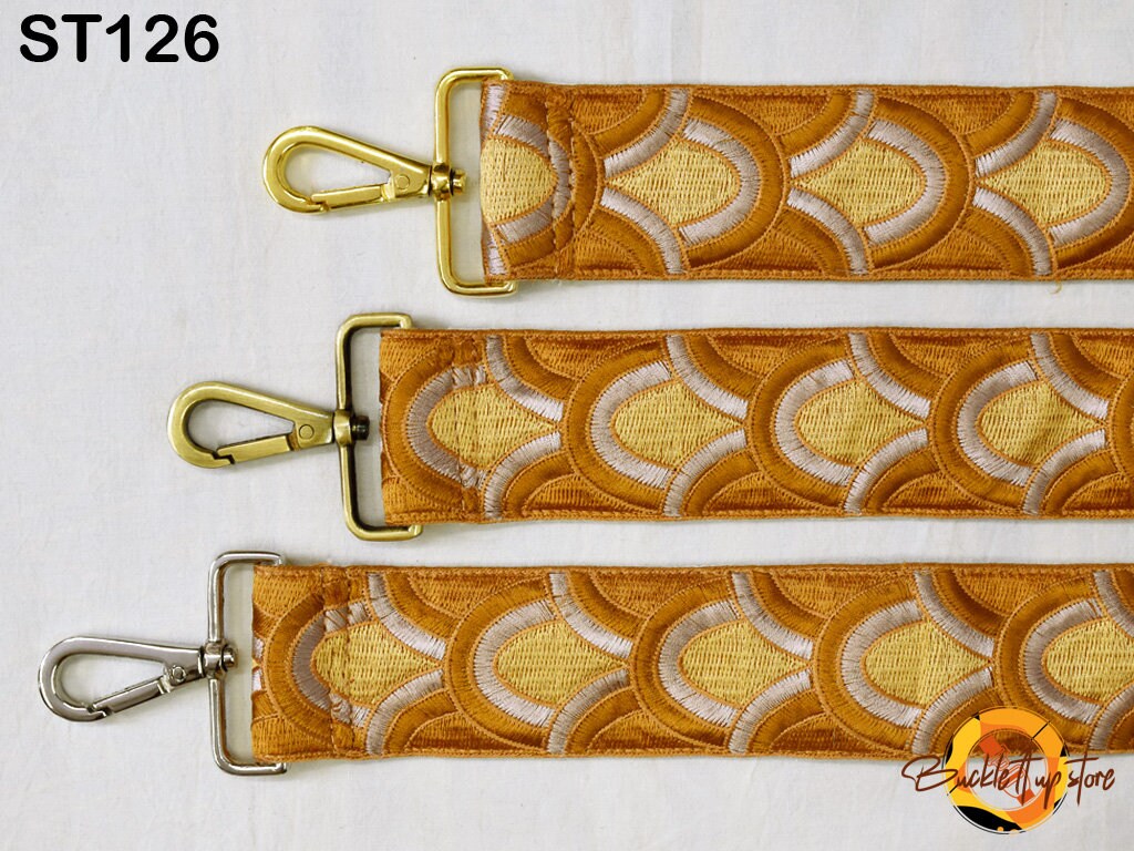 Camera Strap Crossbody Strap for Purses Embroidered Adjustable Handbag Boho Bag Strap Embroidery Replacement Strap Guitar Strap Gift for her