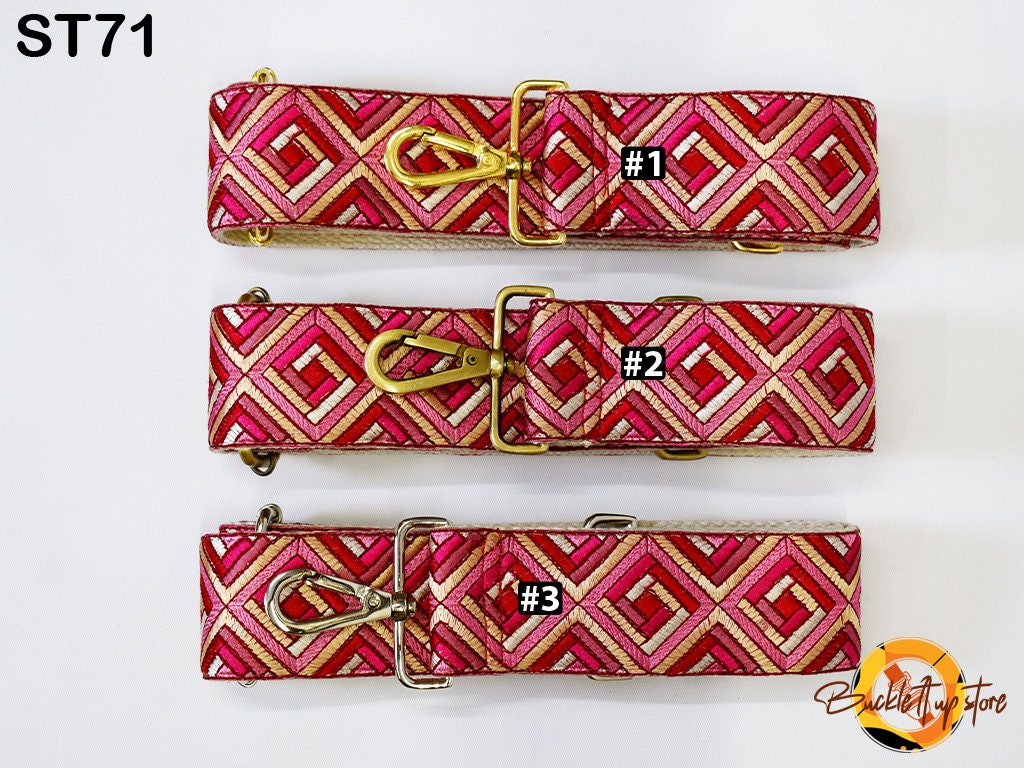 Embroidered Purse Strap Crossbody Strap for Purses Boho Bags Strap Embroidery Replacement Strap Boho Guitar Strap Handbag Strap gift for her