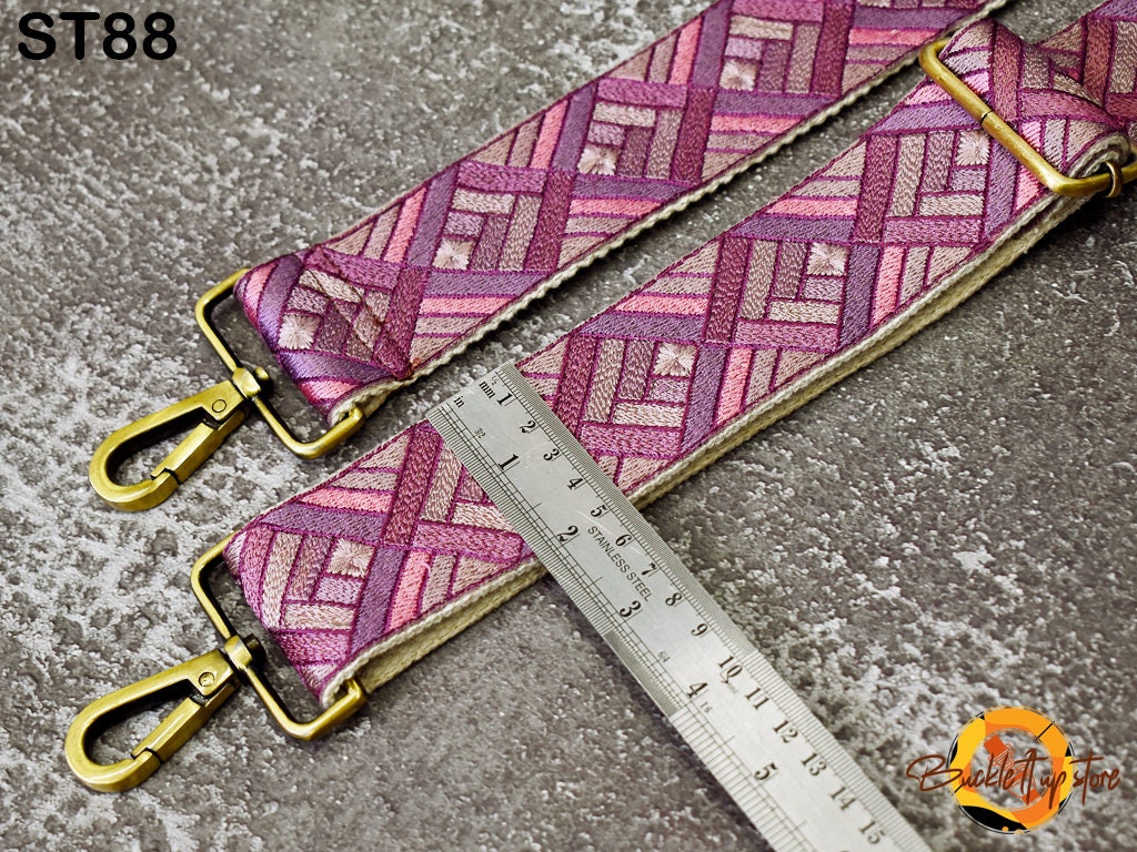 Embroidered Purse Strap Crossbody Strap for Purses Boho Bags Strap Embroidery Replacement Strap Boho Guitar Strap Handbag Strap gift for mom