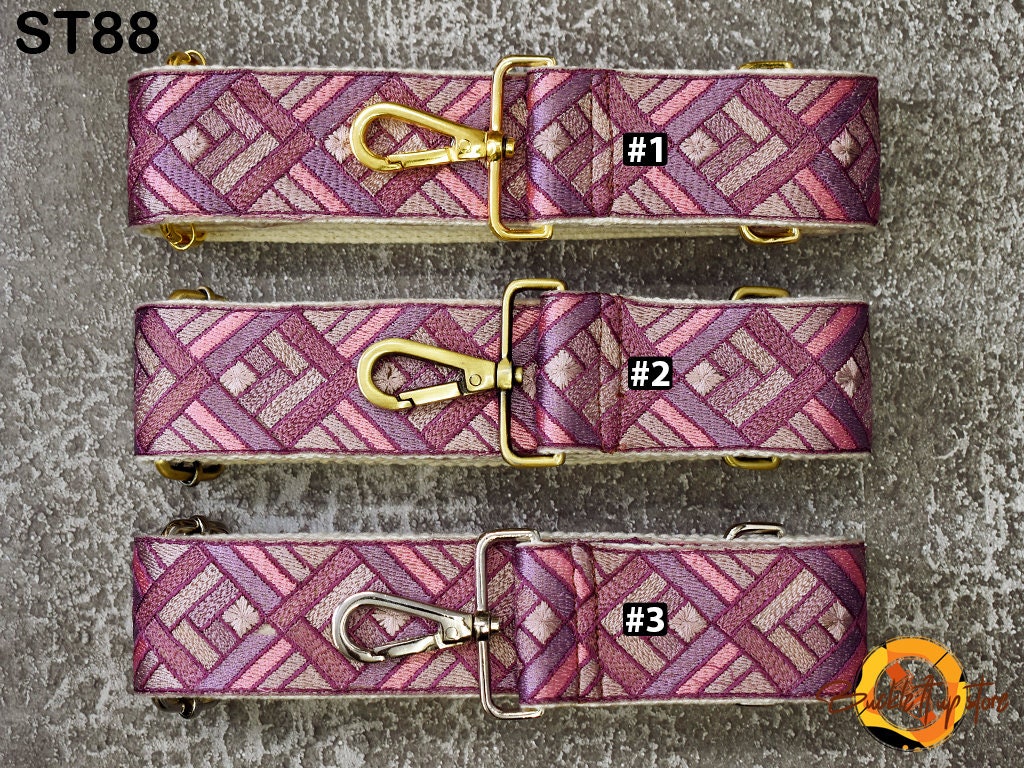 Embroidered Purse Strap Crossbody Strap for Purses Boho Bags Strap Embroidery Replacement Strap Boho Guitar Strap Handbag Strap gift for mom