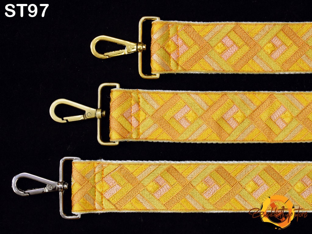 Embroidered Purse Strap Crossbody Strap for Purses Boho Sling Bags Strap Embroidery Replacement Guitar Strap Handbag Strap Tote gift for mom
