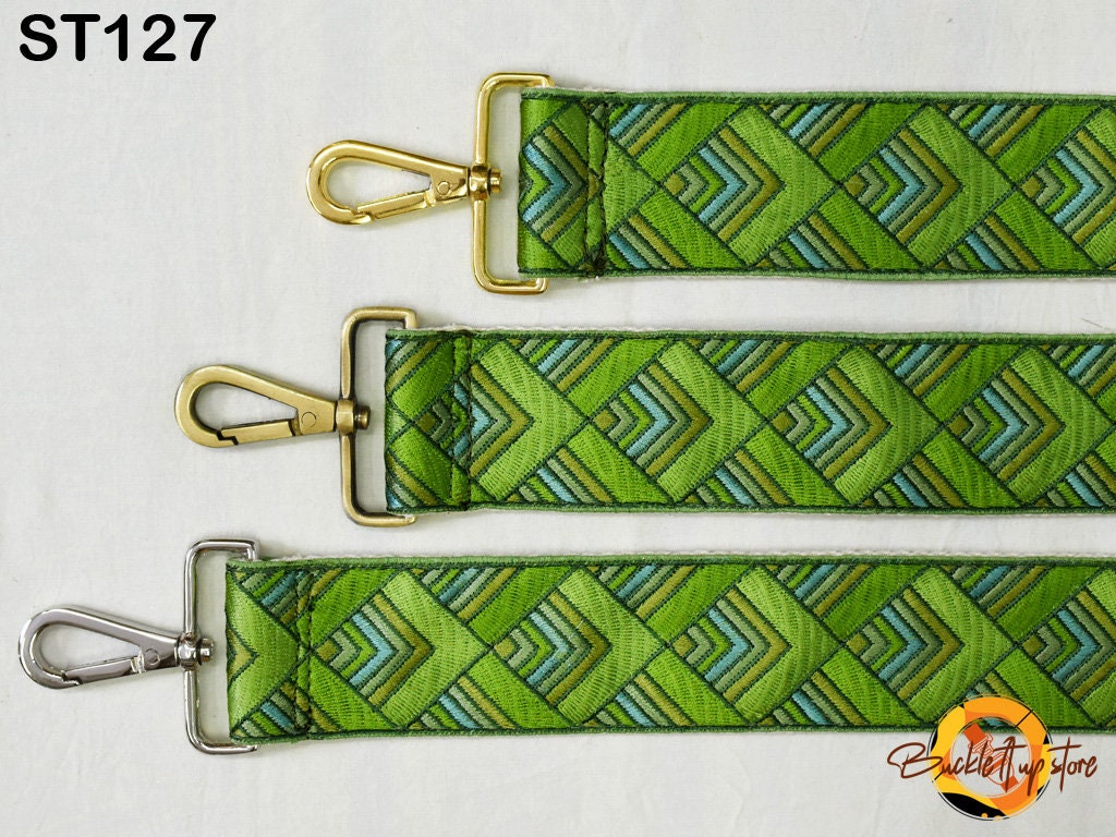 Bohemian Strap - Embroidered Purse Strap Crossbody Strap for Purses Bohemian Sling Bag Strap Embroidery Replacement Guitar Strap Handbag Strap Gift for Wife
