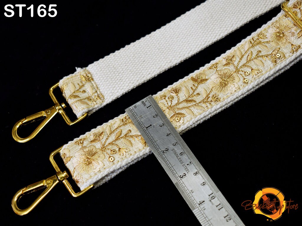Gifts for Mum - Messenger Bag Crossbody Straps Replacement Shoulder Tote Bags Strap for Purses Embroidered Boho Guitar Strap Handbag Strap