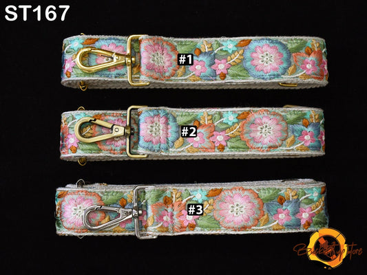 Shoulder Crossbody Straps Replacement Strap Tote Messenger Bags Strap for Purses Embroidered Boho Guitar Strap Handbag Strap Gift for Mom