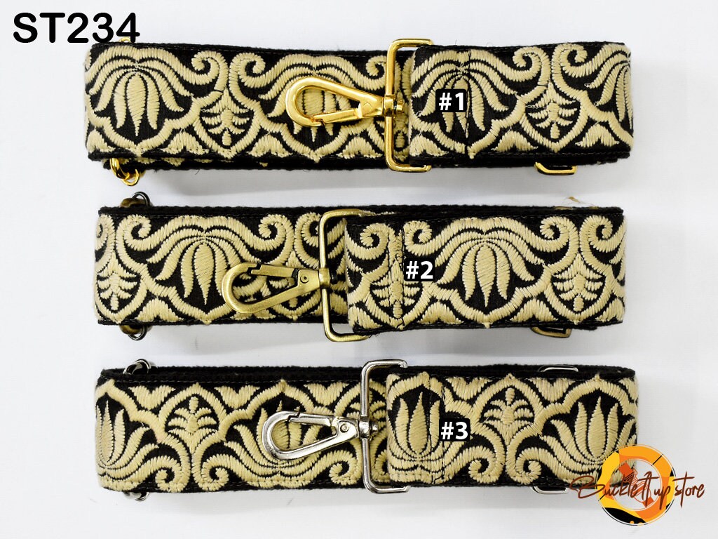 Replacement Guitar Strap Gift Sister Embroidered Purse Strap Boho Crossbody Strap for Purses Messenger Bag Embroidery Custom Handbag Strap