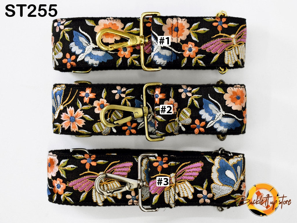 Replacement Crossbody Handbag Strap Gift for Daughter Embroidered Camera Strap Boho Strap for Purses Bag Embroidery Adjustable Guitar Strap