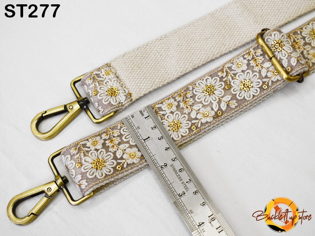 Replacement Shoulder Tote Bags Strap for Purses Messenger Bag Crossbody Straps Gift for Sister Embroidered Boho Camera Strap Handbag Strap