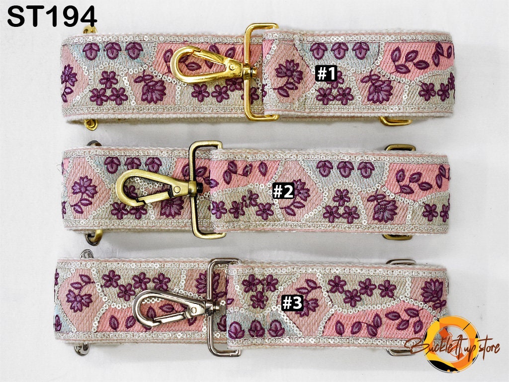 Replacement Strap Purse Strap Crossbody Strap for Purses Embroidered Boho Bags Strap Boho Guitar Strap Detachable Handbag Strap gift for her