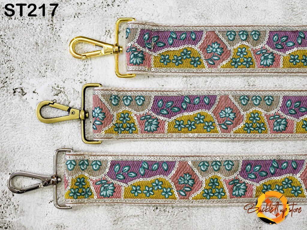 Replacement Strap Purse Strap Crossbody Adjustable Strap for Purses Embroidered Boho Bags Strap Guitar Strap Handbag Strap Gift Girlfriend