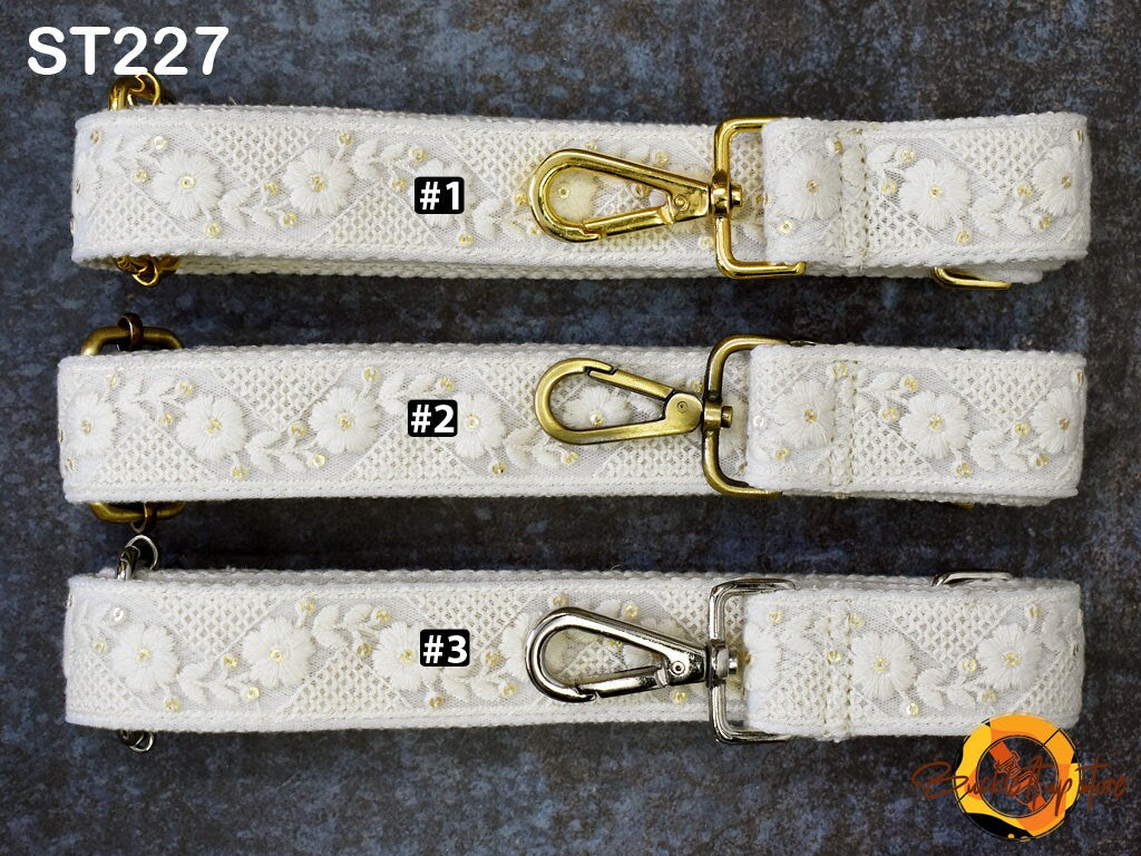 Gift for Friend Messenger Bag Crossbody Straps Replacement Shoulder Tote Bags Strap for Purses Embroidered Boho Guitar Strap Handbag Strap