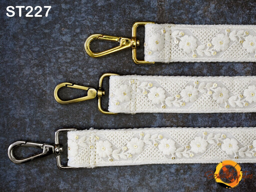 Gift for Friend Messenger Bag Crossbody Straps Replacement Shoulder Tote Bags Strap for Purses Embroidered Boho Guitar Strap Handbag Strap