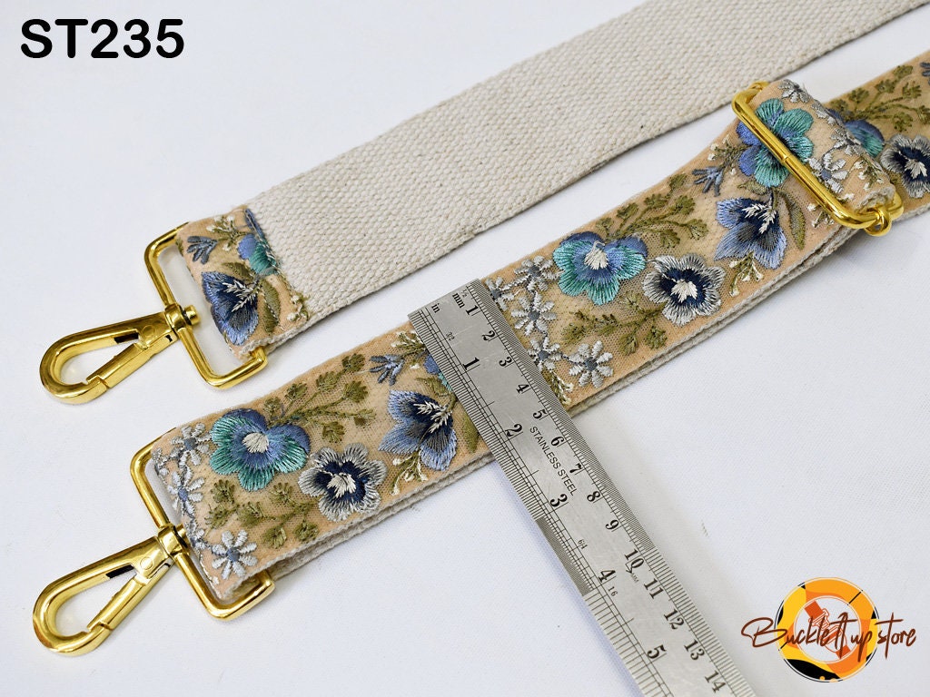 Camera Strap Detachable Crossbody Strap for Purses Embroidered Boho Handbag Messenger Bag Strap Replacement Strap Guitar Strap Gift for her