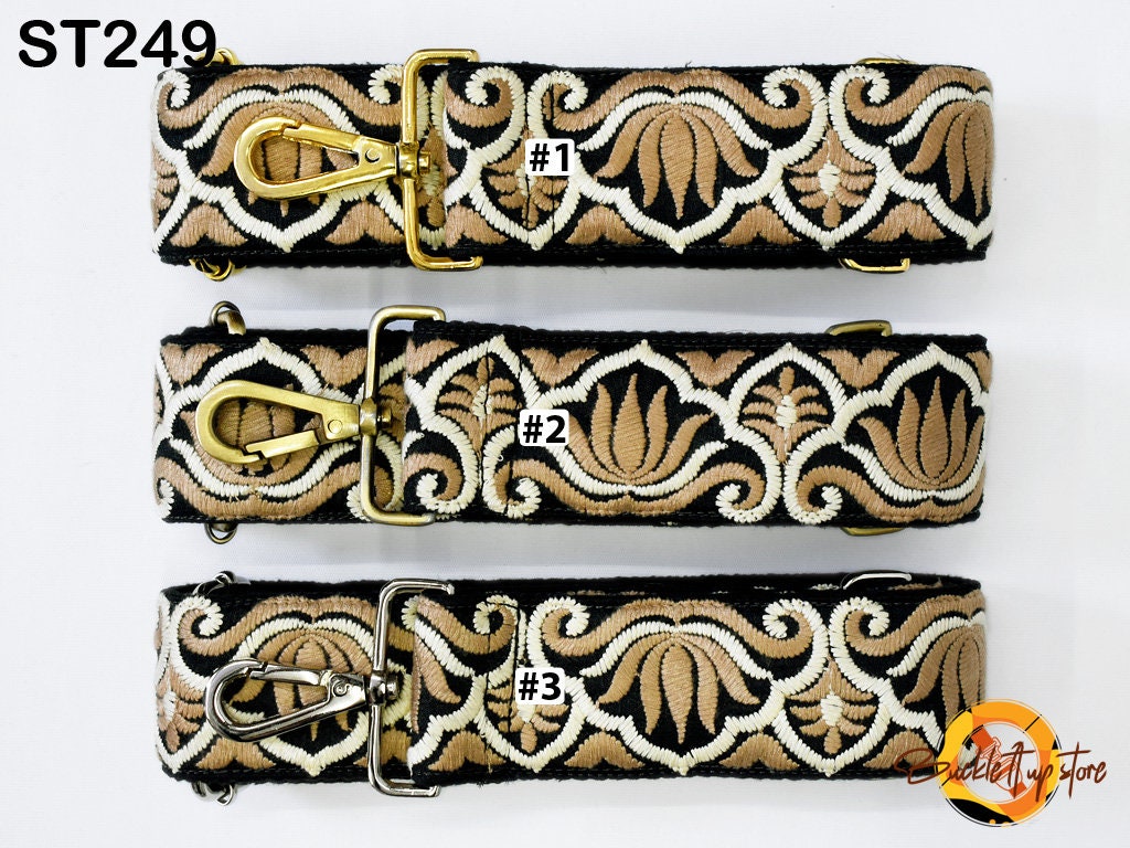 Womens Purse Strap - Custom Handbag Strap Replacement Guitar Strap Gift Sister Embroidered Purse Strap Boho Crossbody Strap for Purses Messenger Bag Embroidery
