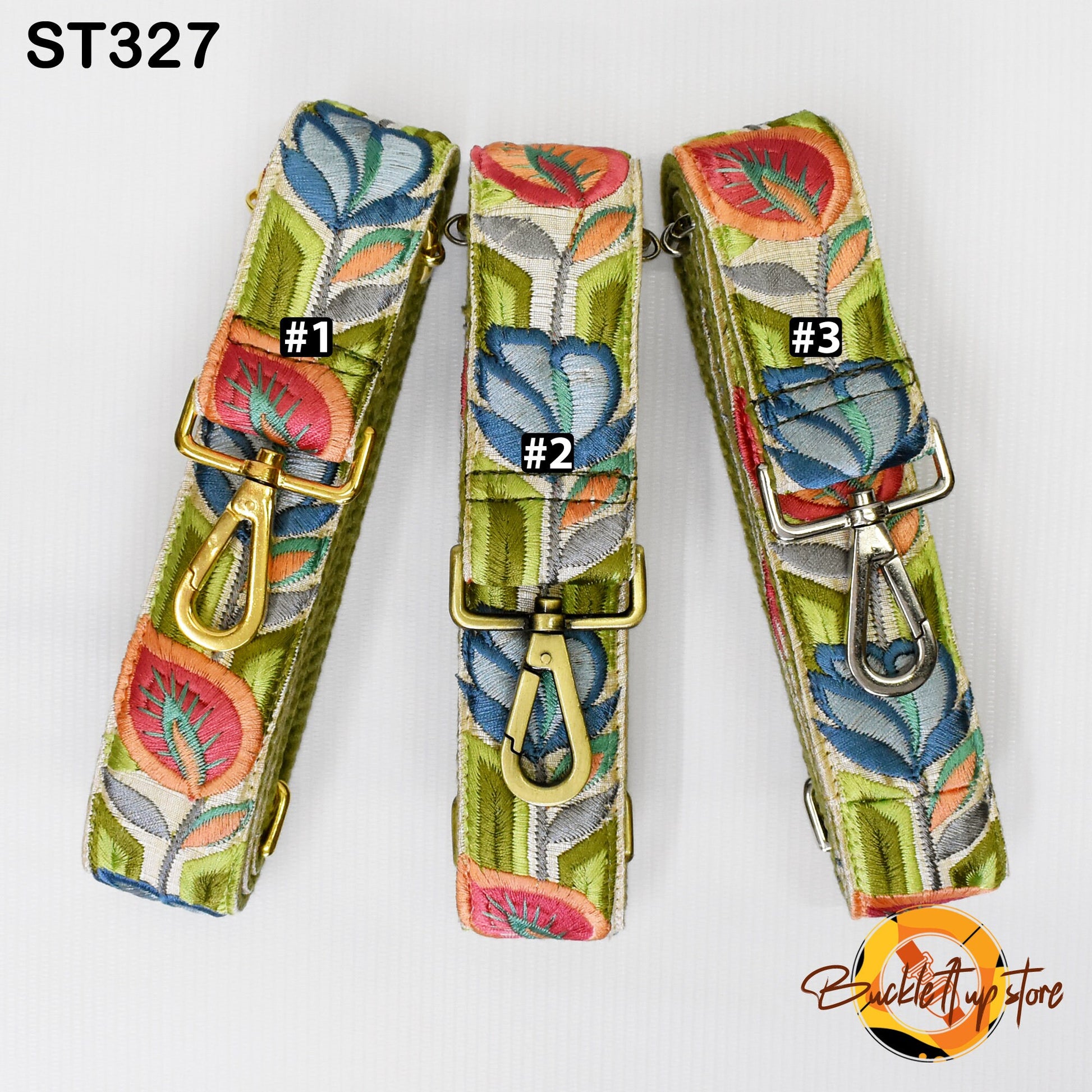 Embroidered Detachable Guitar Strap Crossbody Strap for Purses Embroidery Replacement Messenger Bags Tote Handbag Strap Gift Mom Sister Wife