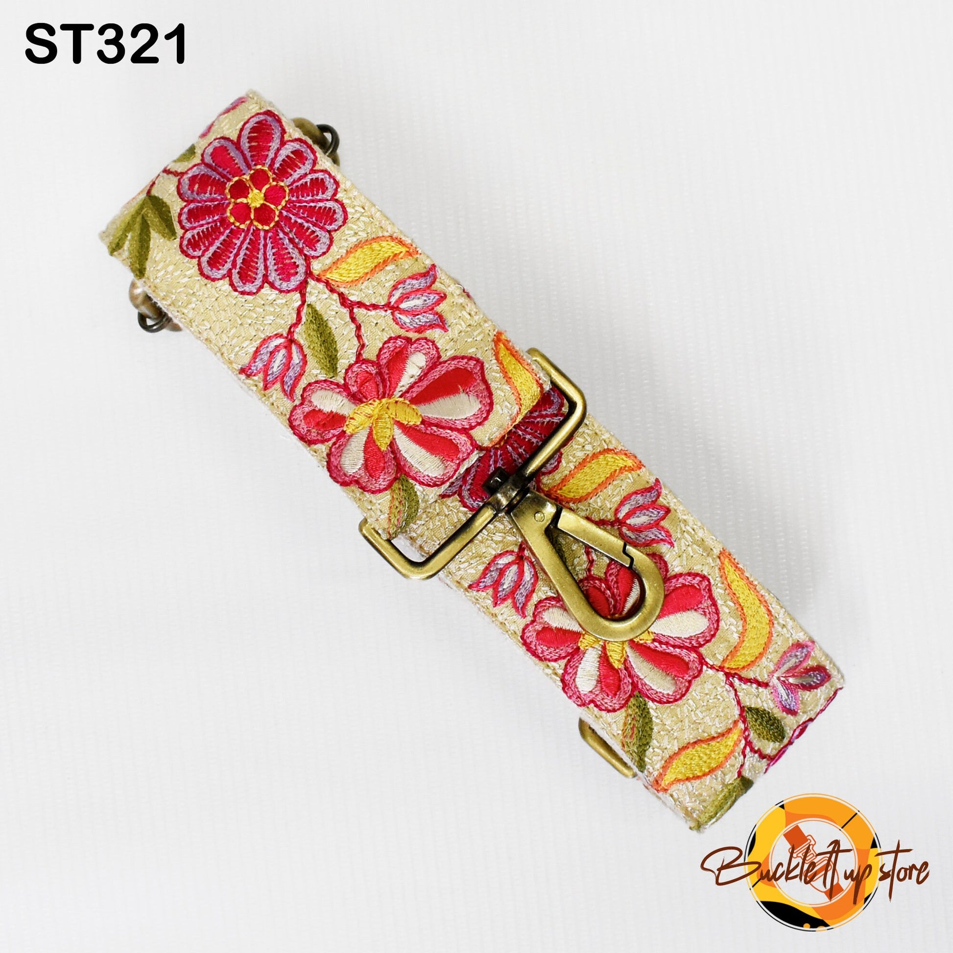 Embroidery Replacement Crossbody Strap for Purses Floral Purse Strap Embroidered Boho Bag Strap Boho Guitar Strap Handbag Strap Gift for her