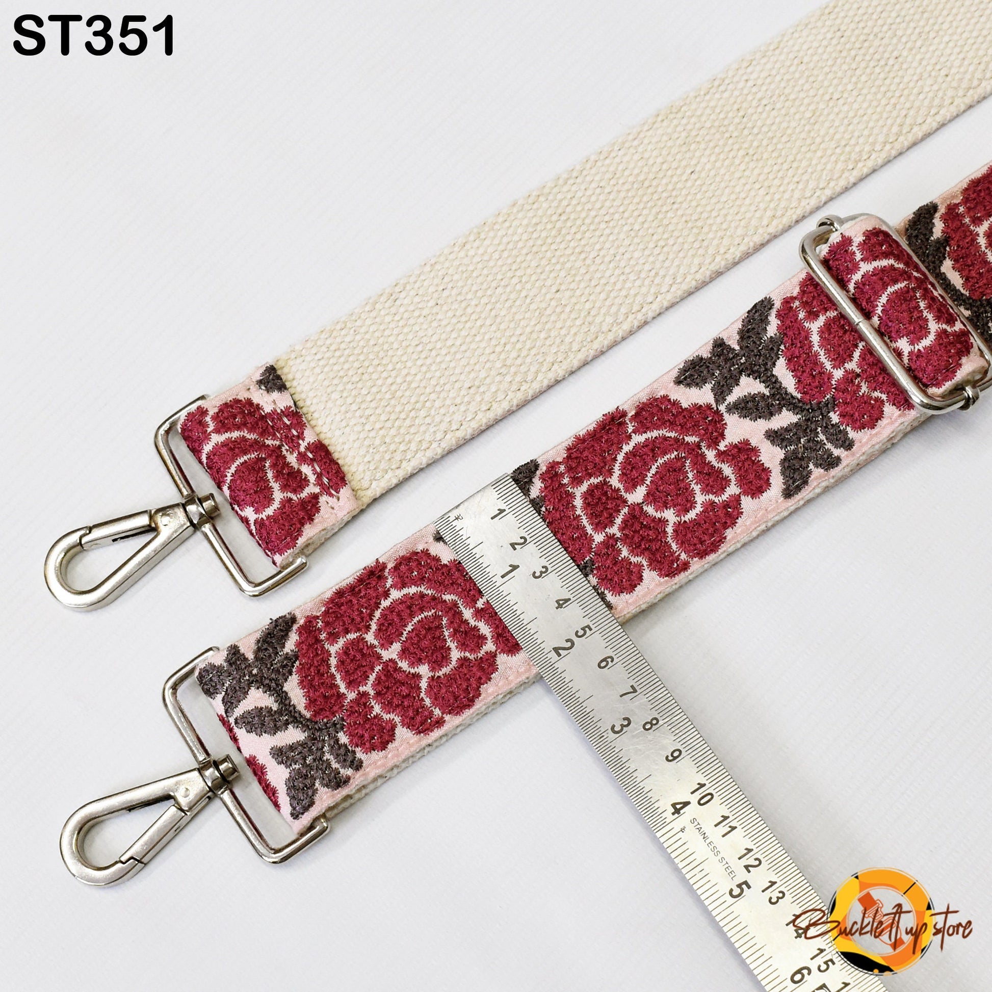Floral Replacement Handbag Boho Bag Strap Embroidered Adjustable Embroidery Camera Strap Crossbody Strap Purses Guitar Strap Gift Daughter
