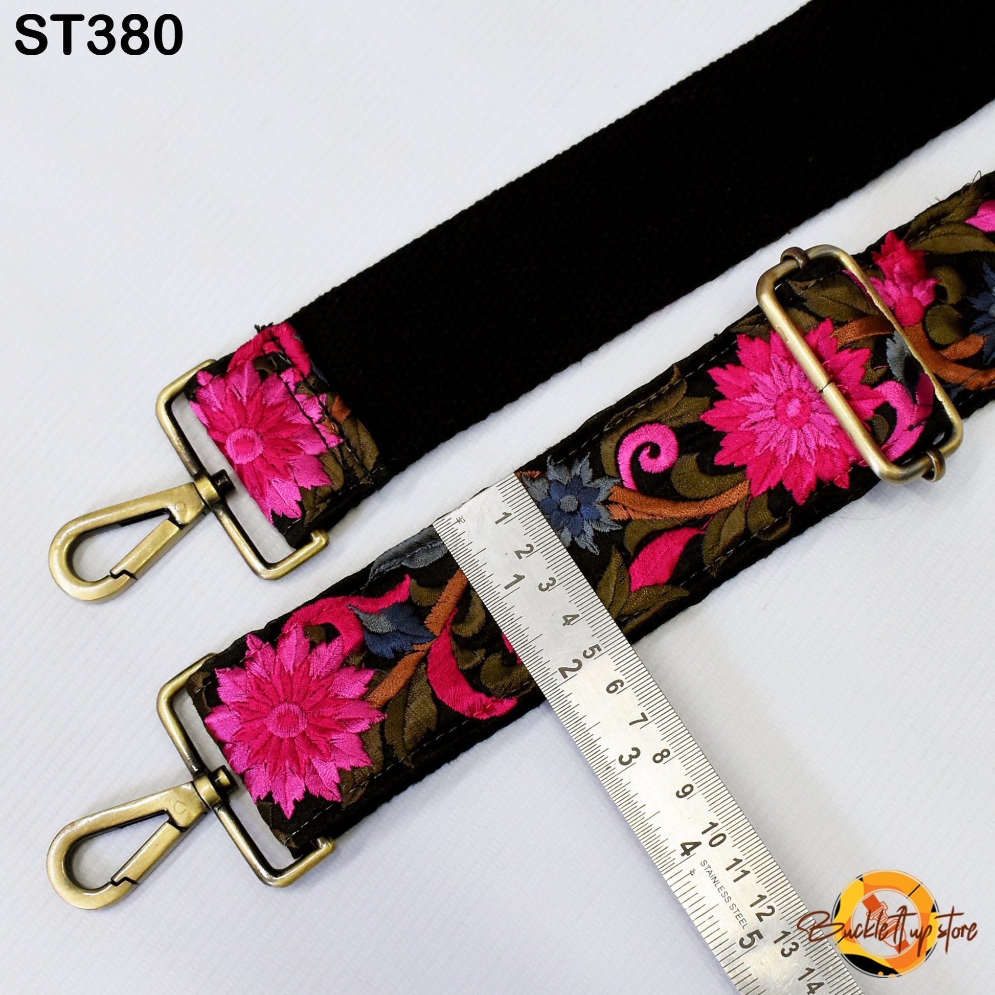 Crossbody Strap for Purses Handbag Embroidered Purse Strap Boho Bag Strap Floral Embroidery Replacement Strap Boho Guitar Strap Gift for her