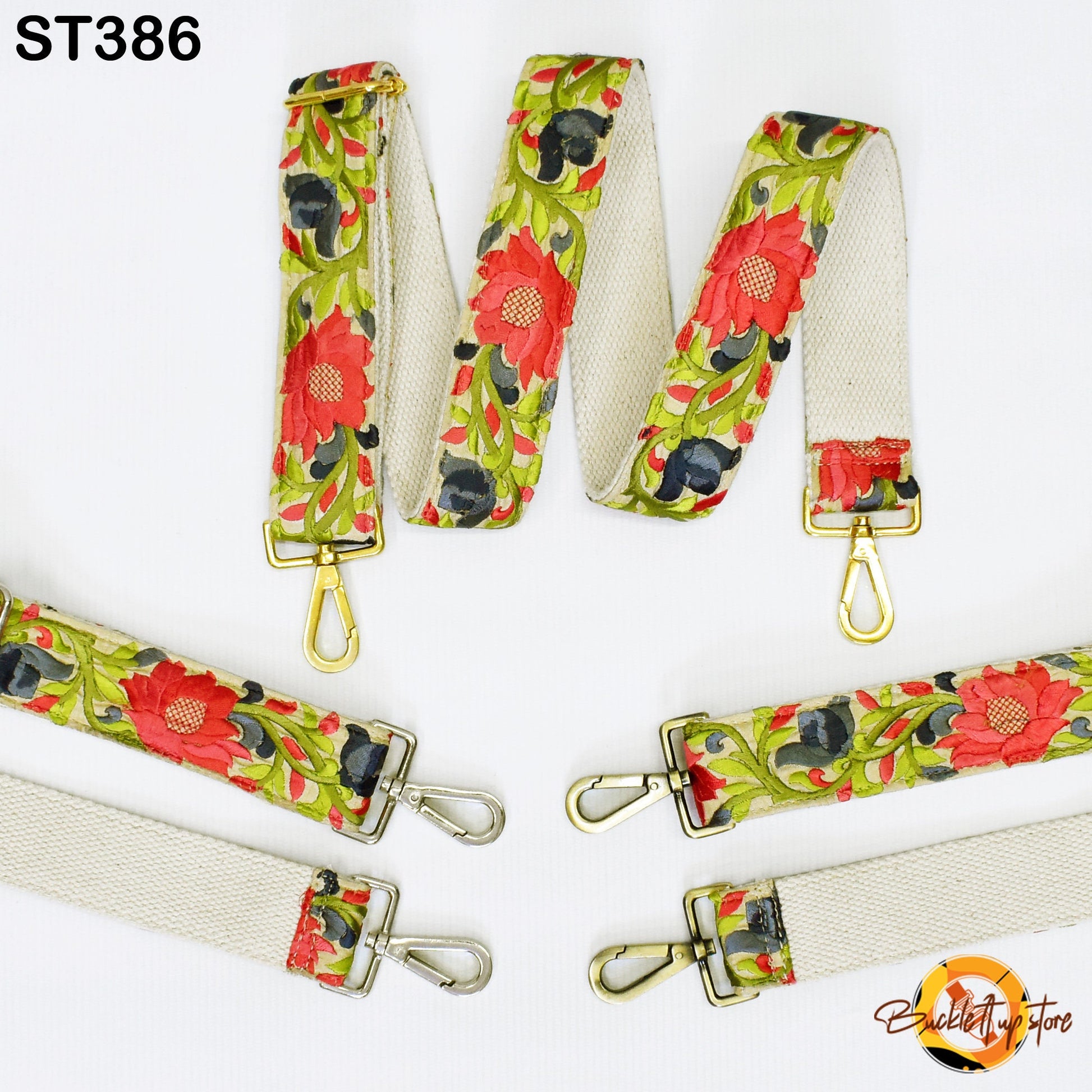 Detachable Crossbody Strap for Purses Bags Embroidery Replacement Messenger Strap Embroidered Boho Tote Handbag Strap Gift Mom Guitar Strap