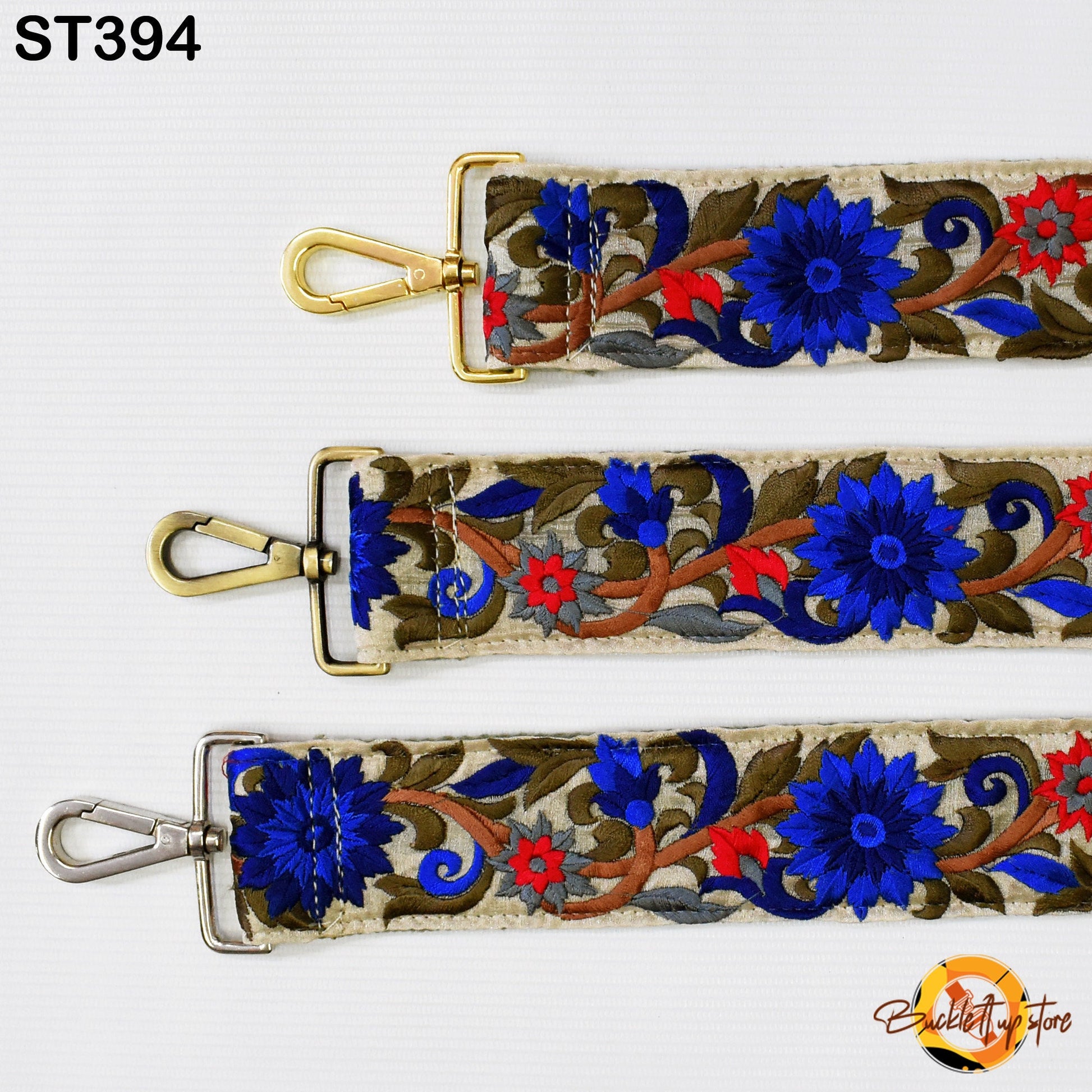 Gift for Friend Embroidered Replacement Purse Strap Crossbody Strap for Purses Handbag Boho Bag Strap Floral Embroidery Strap Guitar Strap