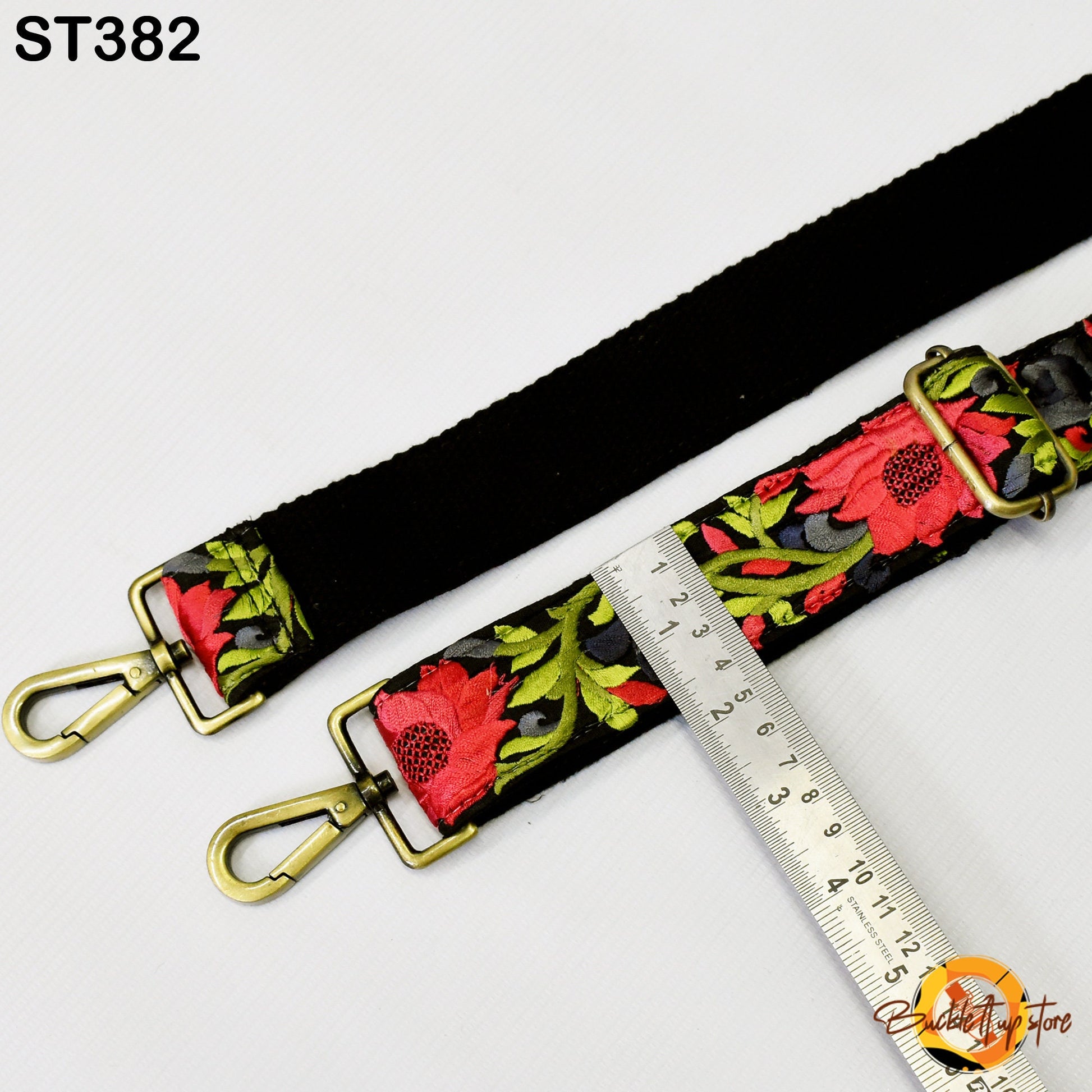 Detachable Crossbody Strap for Purses Bags Embroidery Replacement Messenger Strap Embroidered Boho Tote Handbag Strap Gift Mom Guitar Strap