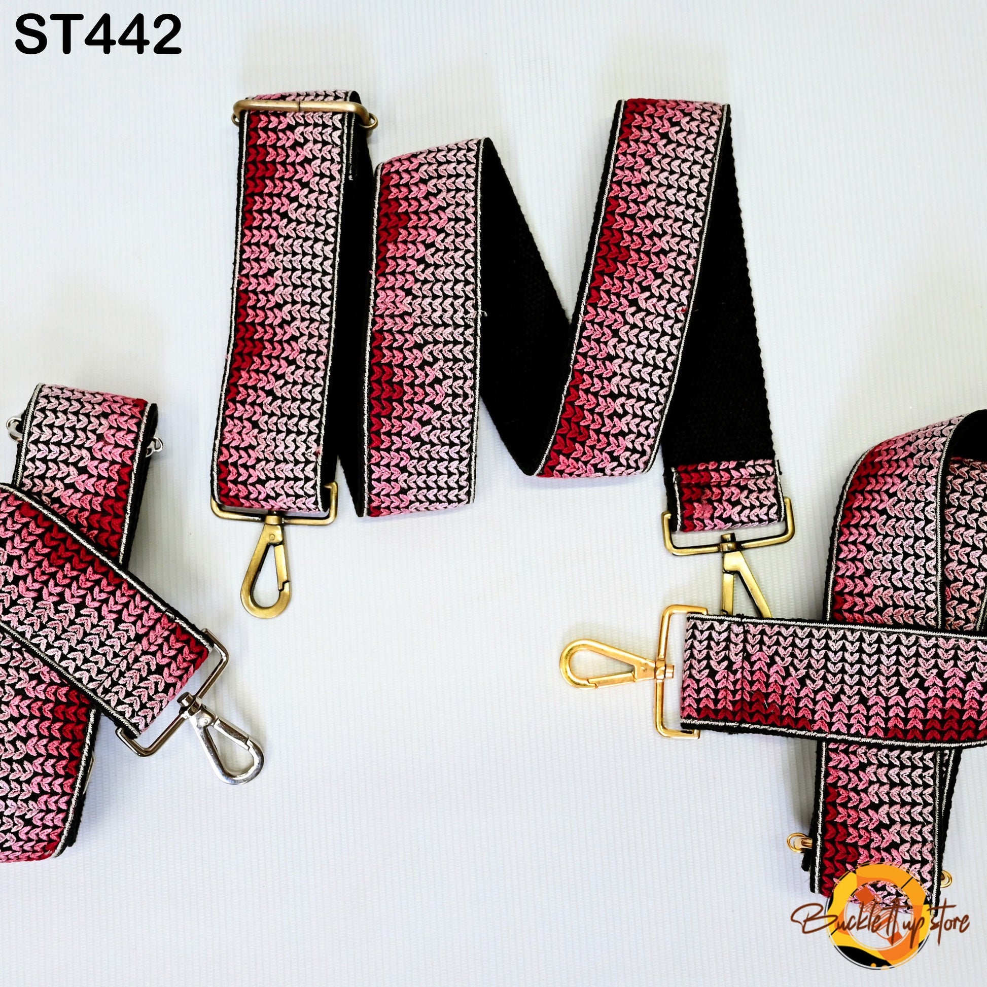 Replacement Purse Strap Embroidery Crossbody Strap for Purses Floral Embroidered Bag Strap Boho Guitar Strap Handbag Strap Gift for Sister