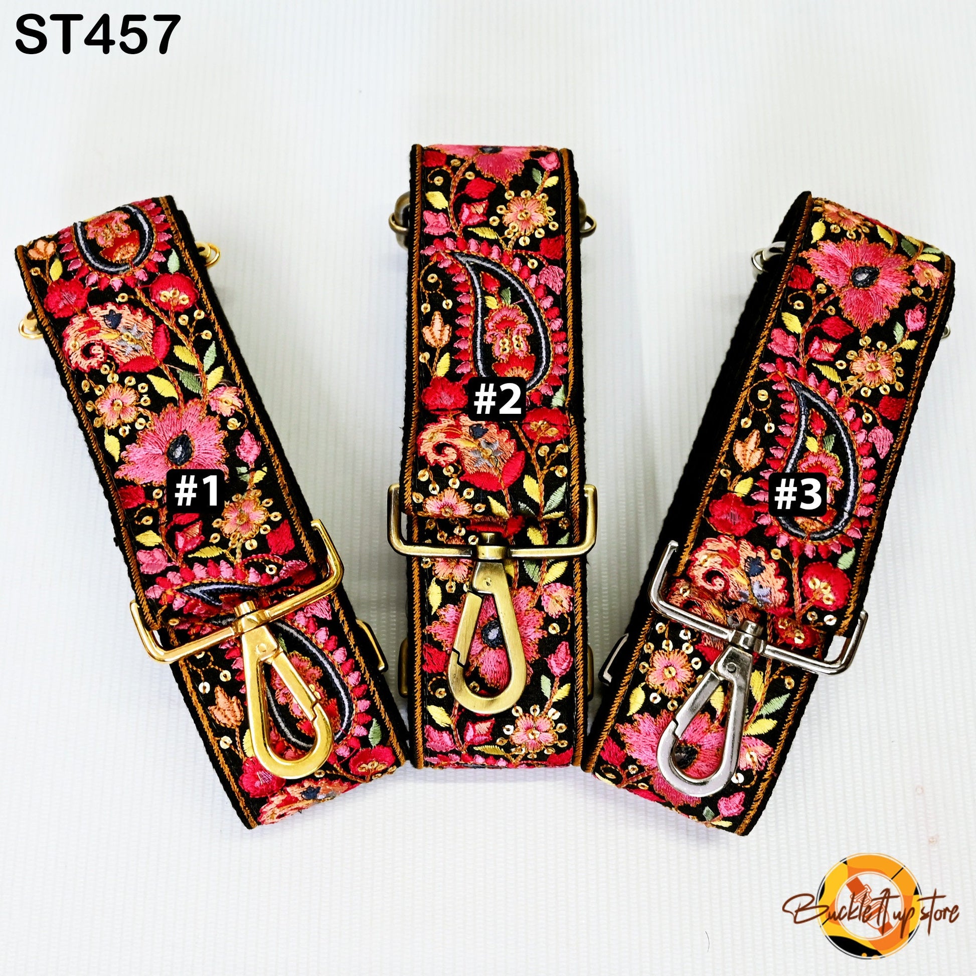 Paisley Embroidered Purse Strap Crossbody Adjustable Strap for Purses Handbag Messenger Strap Embroidery Replacement Guitar Strap Gift for Wife