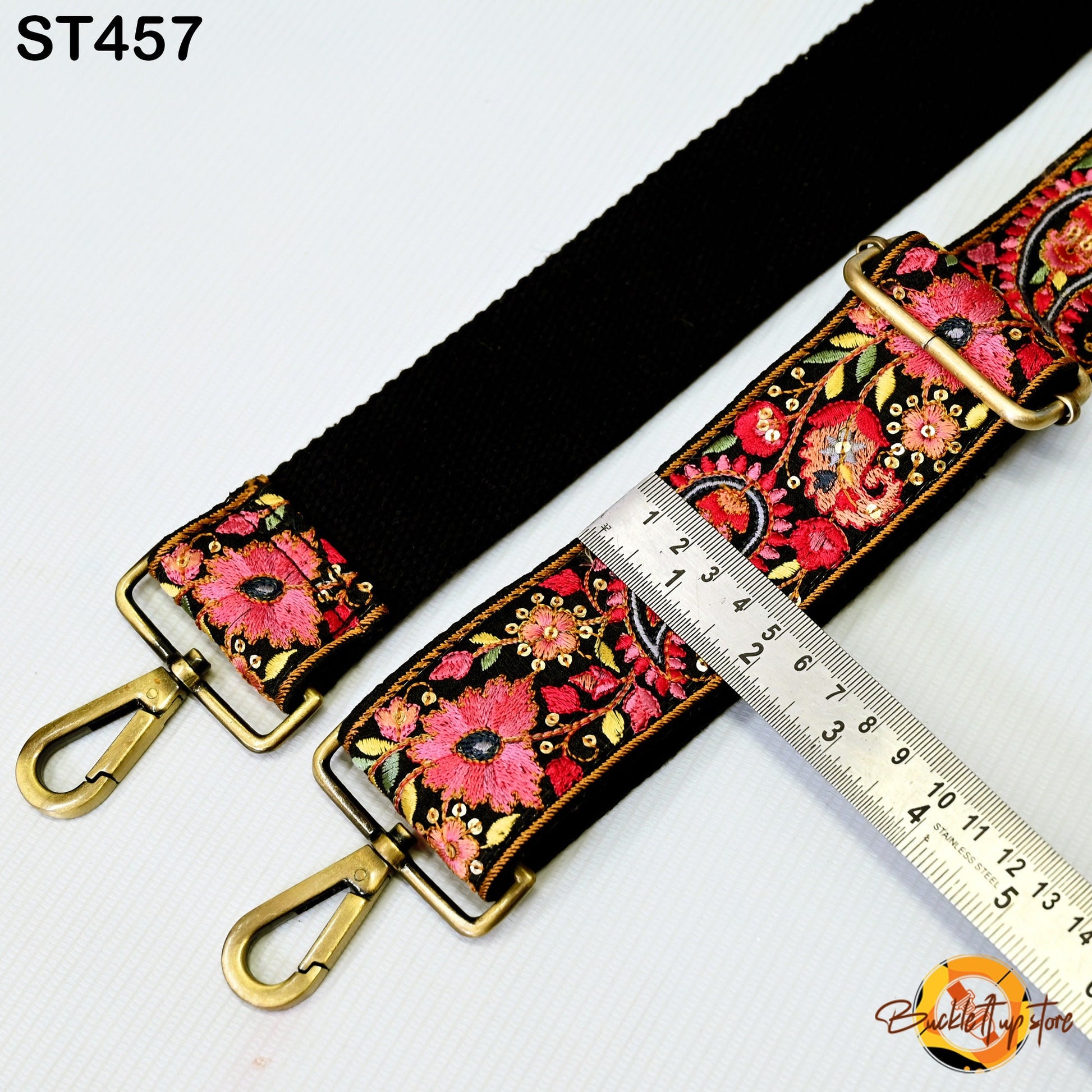 Paisley Embroidered Purse Strap Crossbody Adjustable Strap for Purses Handbag Messenger Strap Embroidery Replacement Guitar Strap Gift for Wife