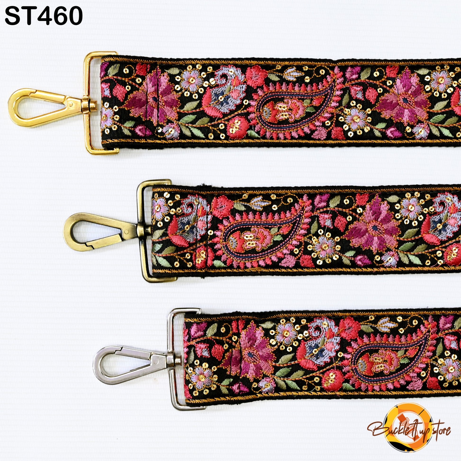 Crossbody Strap for Purses Handbag Boho Bag Strap Floral Embroidery Replacement Strap Boho Guitar Strap Gift for her Embroidered Purse Strap