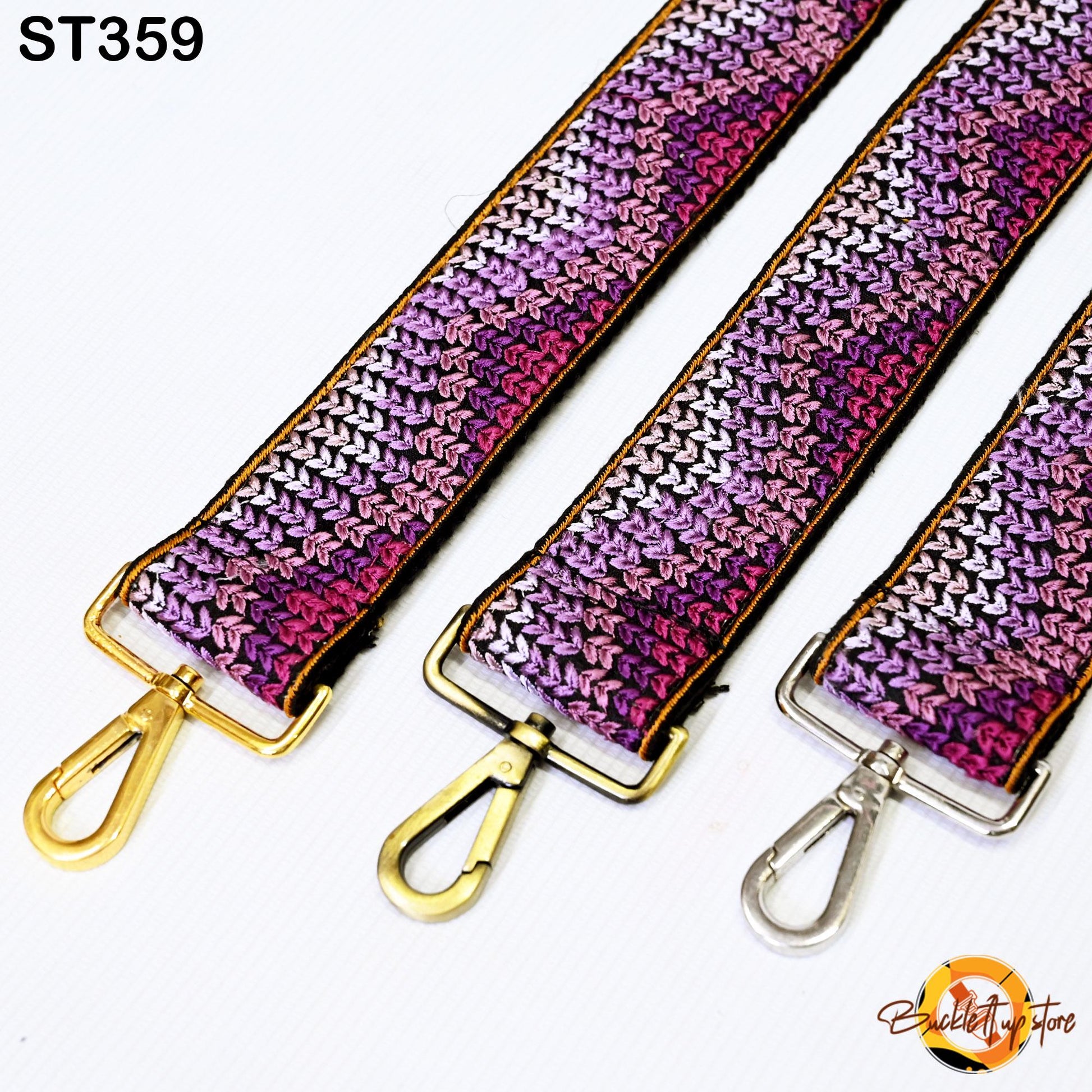 Purple Embroidery Replacement Purse Strap Gift Wife Crossbody Strap for Purses Floral Embroidered Bag Strap Boho Guitar Strap Handbag Strap