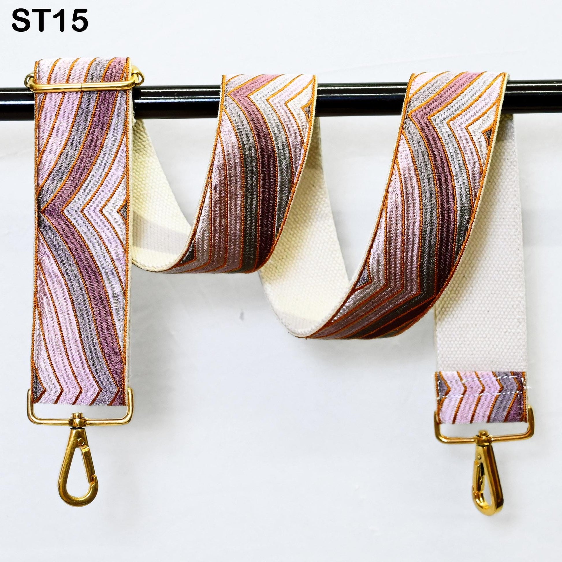Designer Crossbody Straps Designer Embroidery Purses Strap Boho Messenger Bags Strap Boho Guitar Strap Handbag Strap