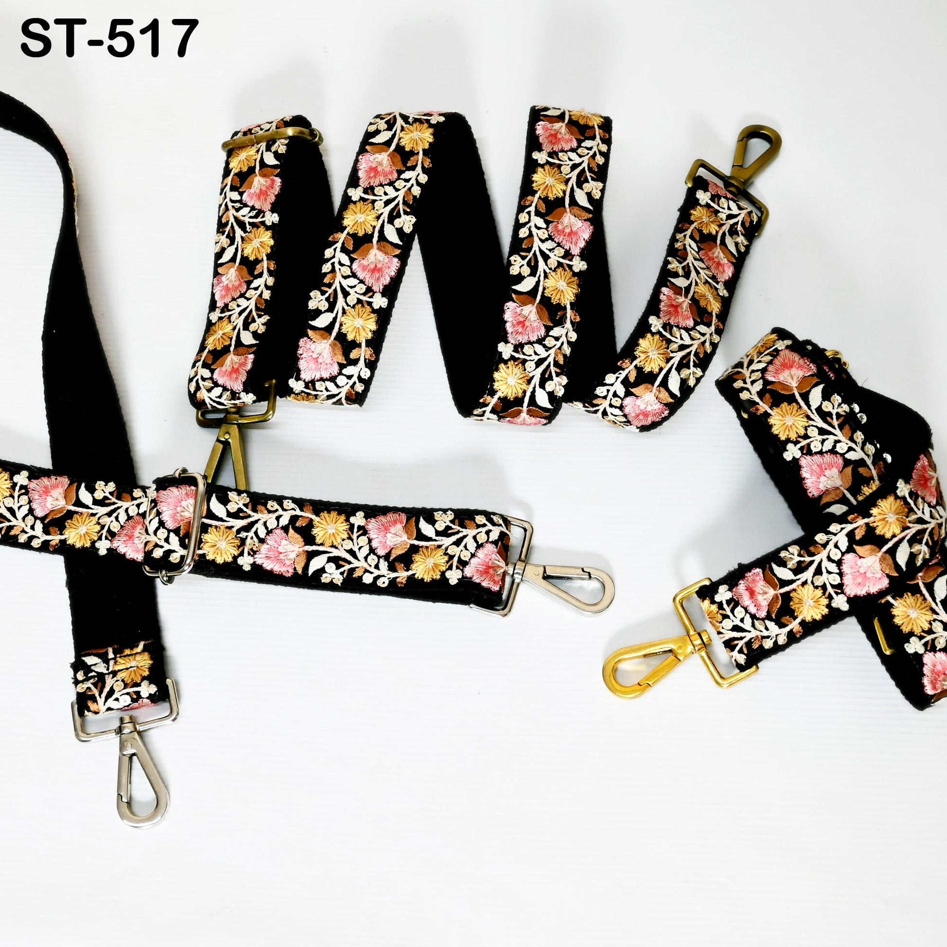 Replacement Strap Tote Messenger Bags Strap for Purses Shoulder Crossbody Straps Embroidered Boho Guitar Strap Handbag Strap Gift for Mom