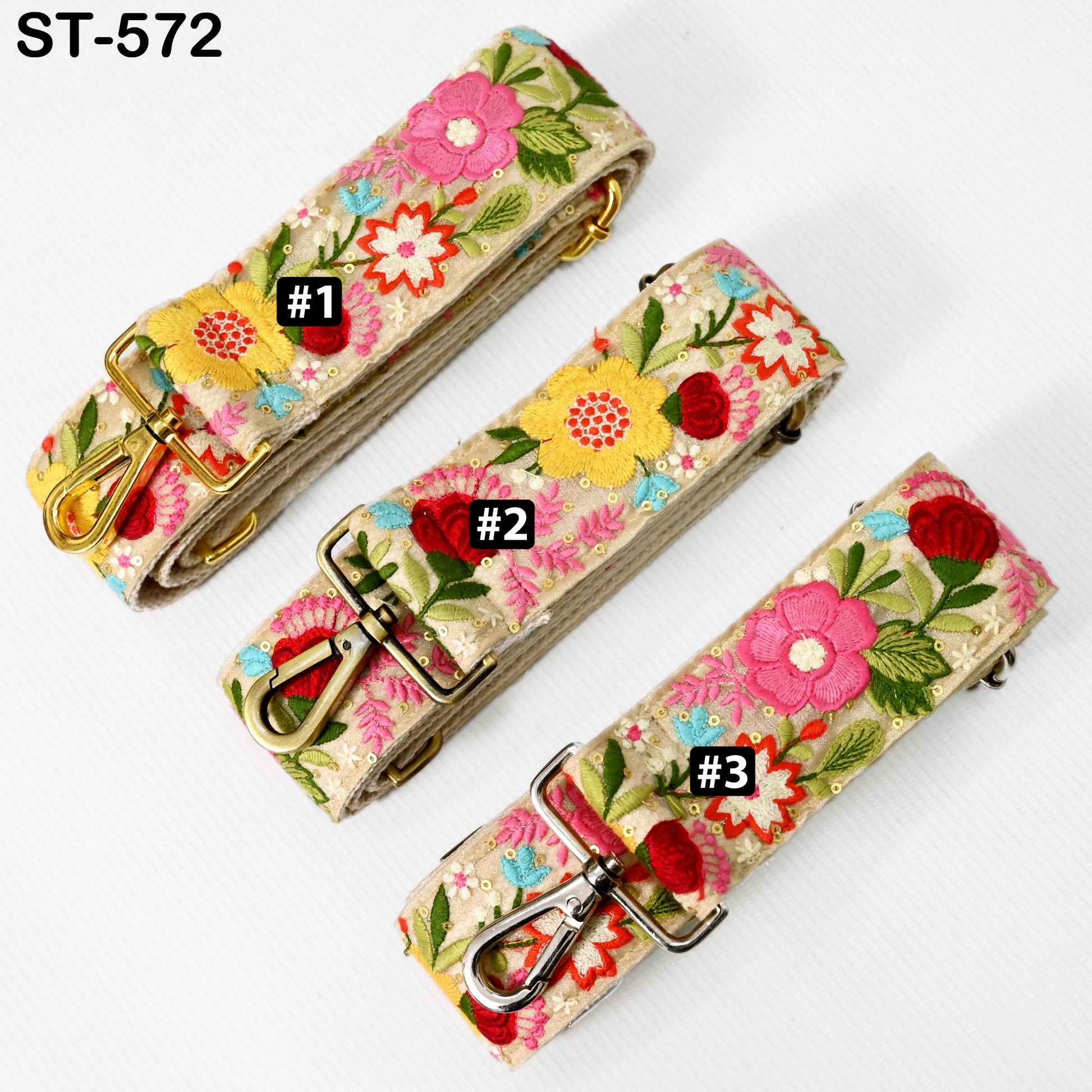 Embroidered Purse Strap Crossbody Strap for Purses Handbag Boho Bag Strap Floral Embroidery Replacement Strap Boho Guitar Strap Gift for her