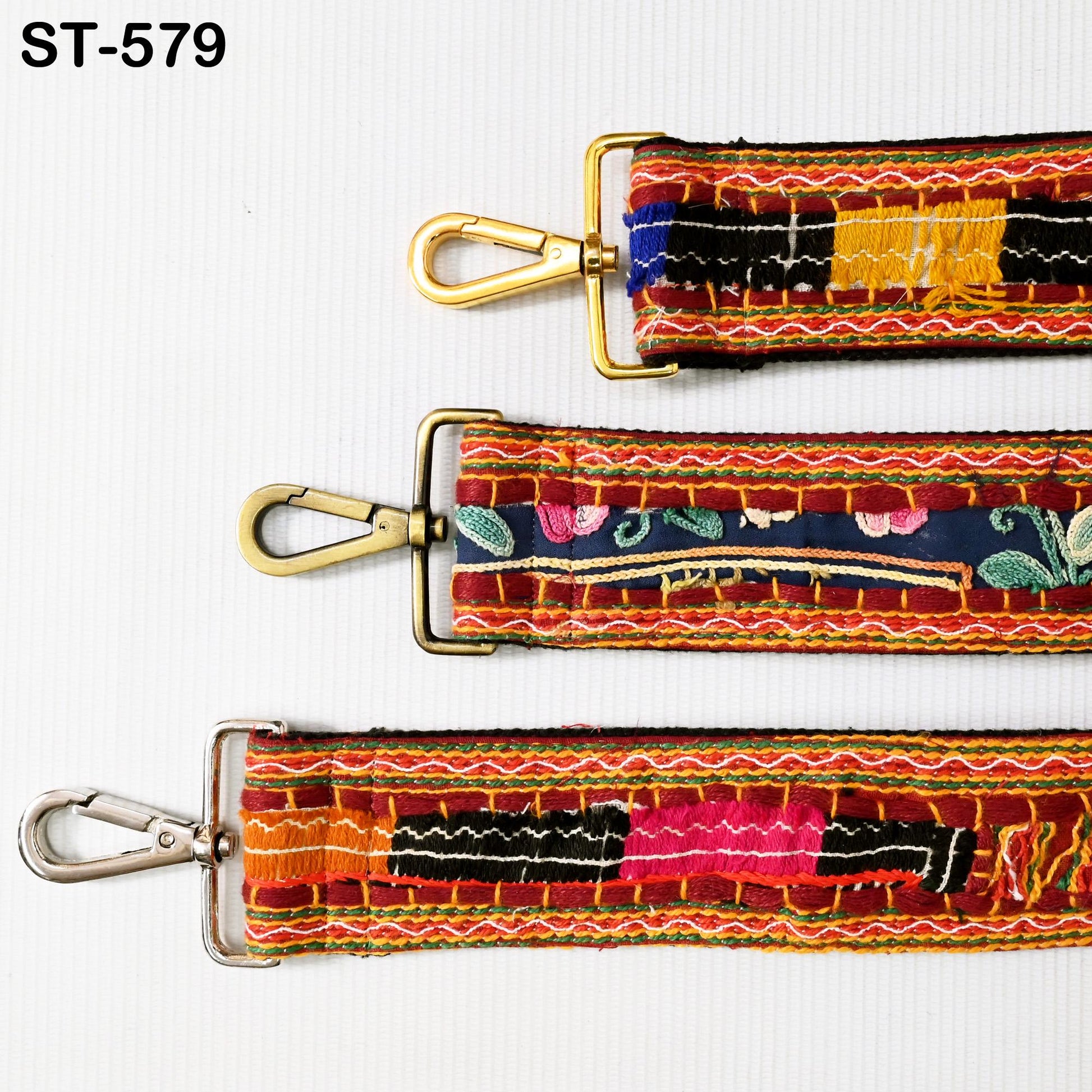 Kutch Embroidery Purse Strap Bohemian Crossbody Strap for Purses Handbag Messanger Bag Strap Embroidery Replacement Strap Gift for Sister