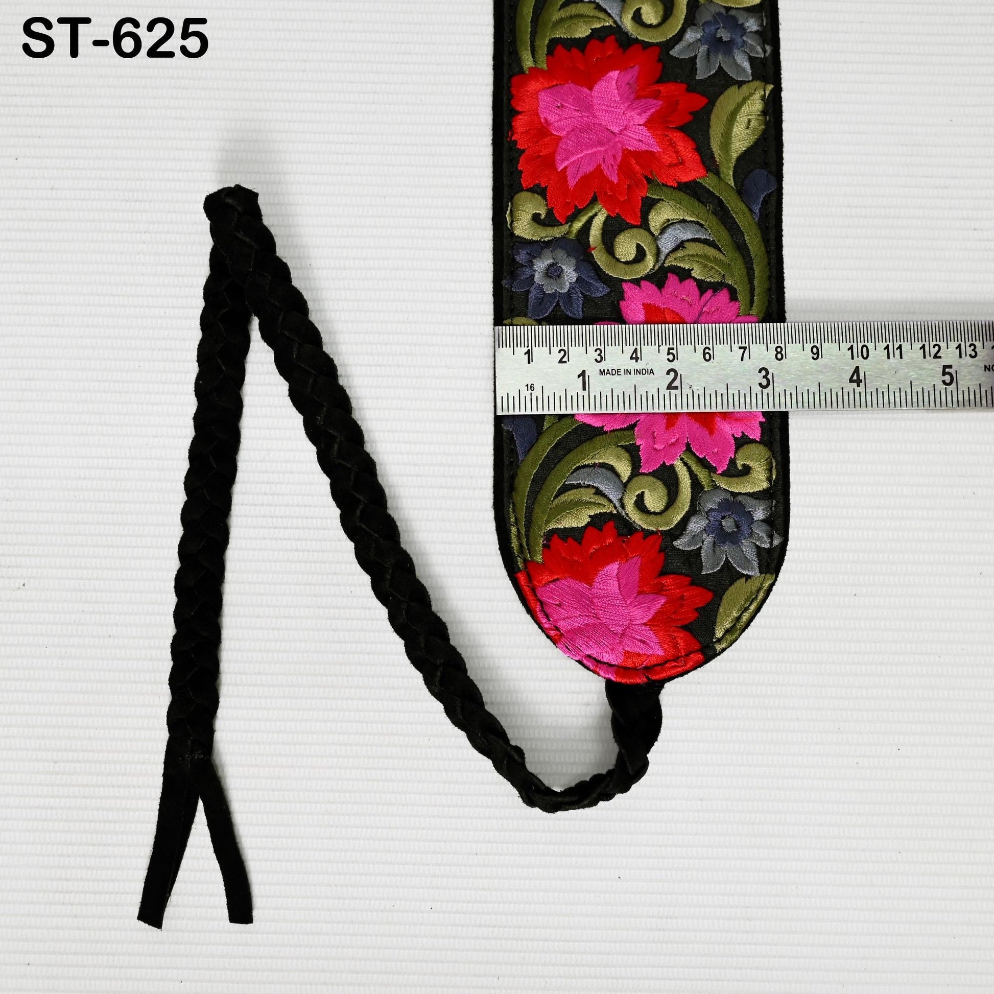 Bohemian Embroidery Suede Leather Belt for Women, Reversible Adjustable Ethnic Belt for Summer Wedding Dresses Unique Gift for Valentine's