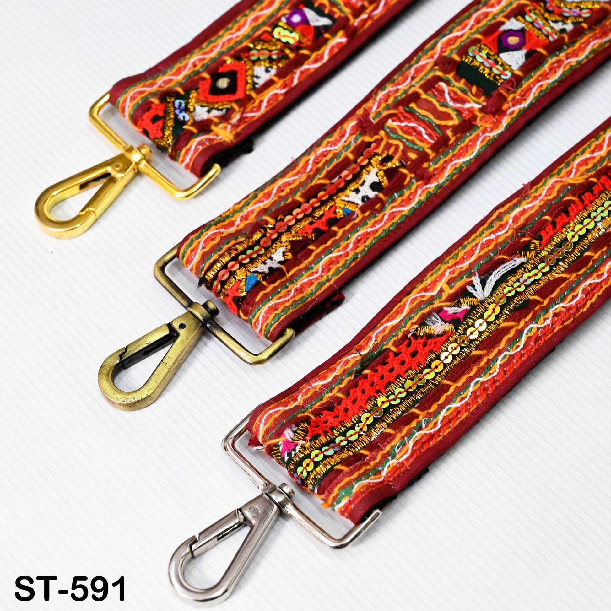 Kutch Embroidered Purse Strap Boho Crossbody Strap for Purses Handbag Bag Strap Embroidery Replacement Strap Boho Guitar Strap Gift for her