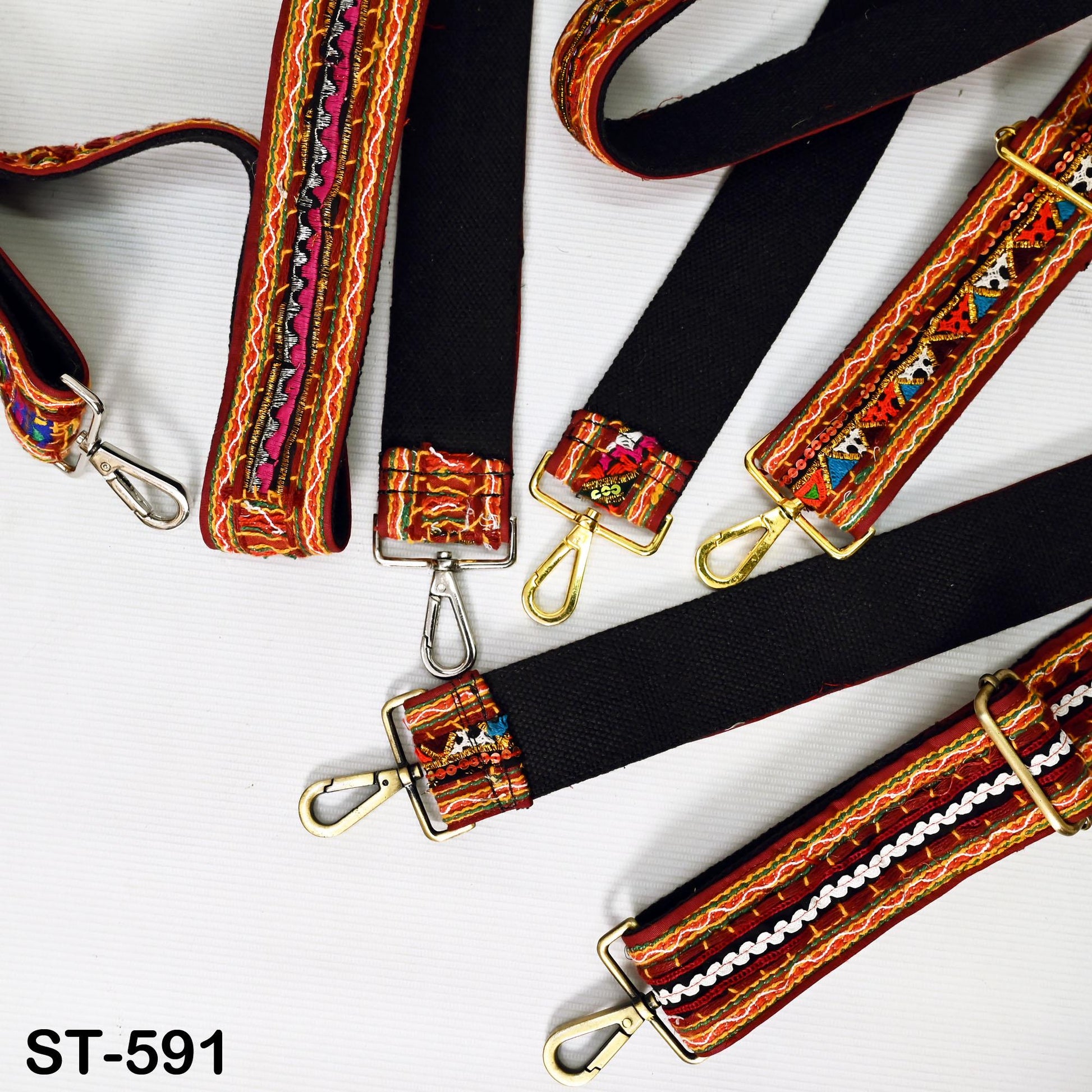 Kutch Embroidered Purse Strap Boho Crossbody Strap for Purses Handbag Bag Strap Embroidery Replacement Strap Boho Guitar Strap Gift for her