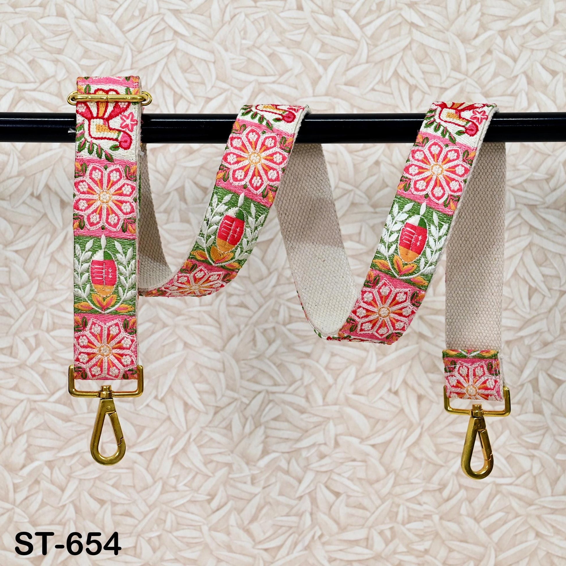 Embroidered Purse Strap Crossbody Strap for Purses Handbag Messenger Bag Strap Embroidery Replacement Strap Boho Guitar Strap Gift Mother