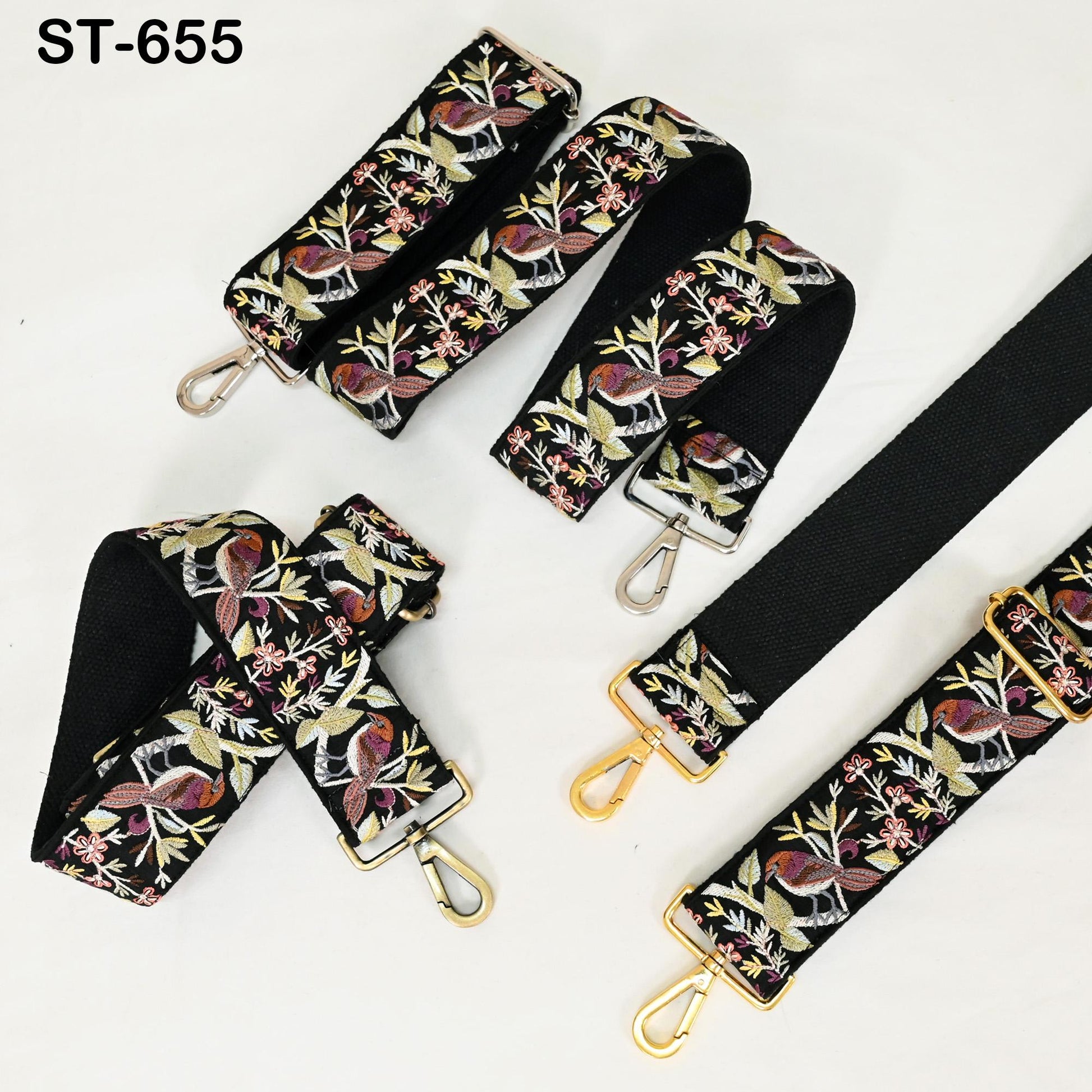 Embroidered Purse Strap Crossbody Strap for Purses Handbag Boho Bag Strap Embroidery Replacement Strap Guitar Strap Gift Daughter Sister