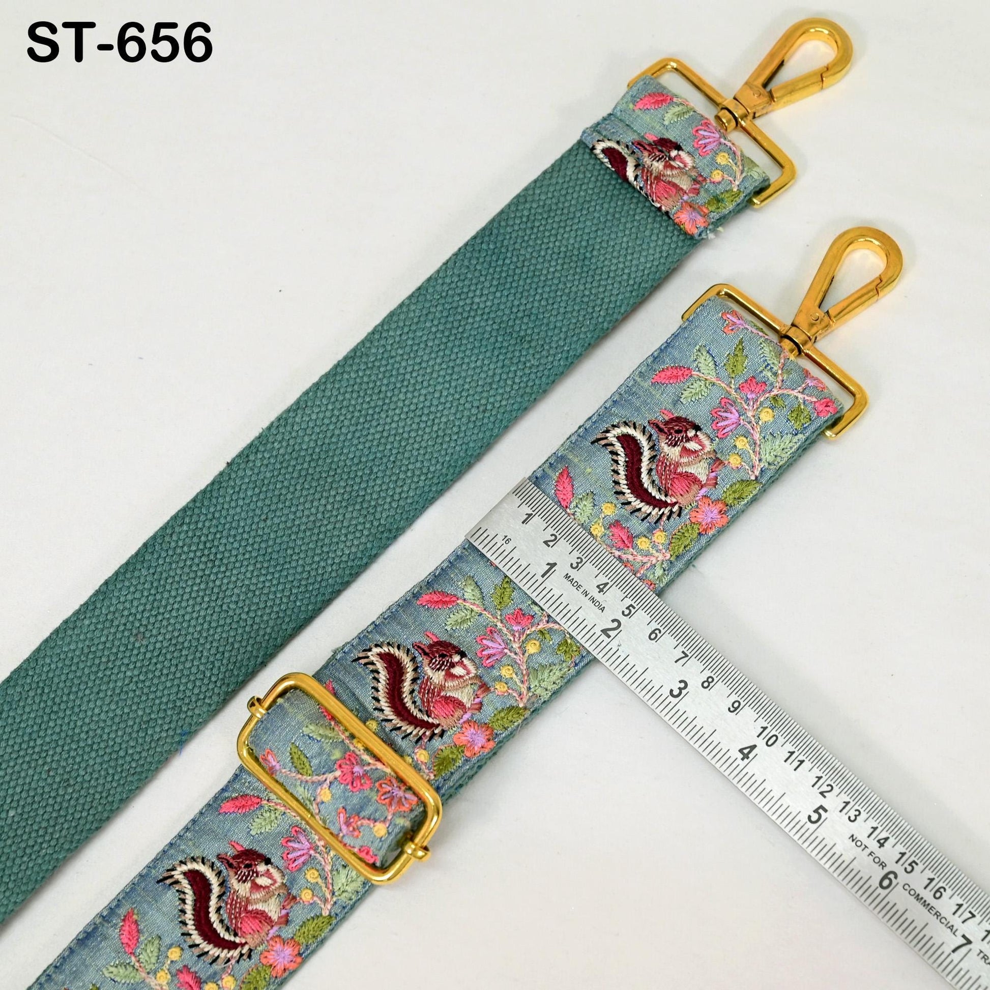 Embroidered Purse Strap Crossbody Strap for Purses Handbag Messenger Bags Strap Embroidery Replacement Straps Boho Guitar Strap Gift Friend