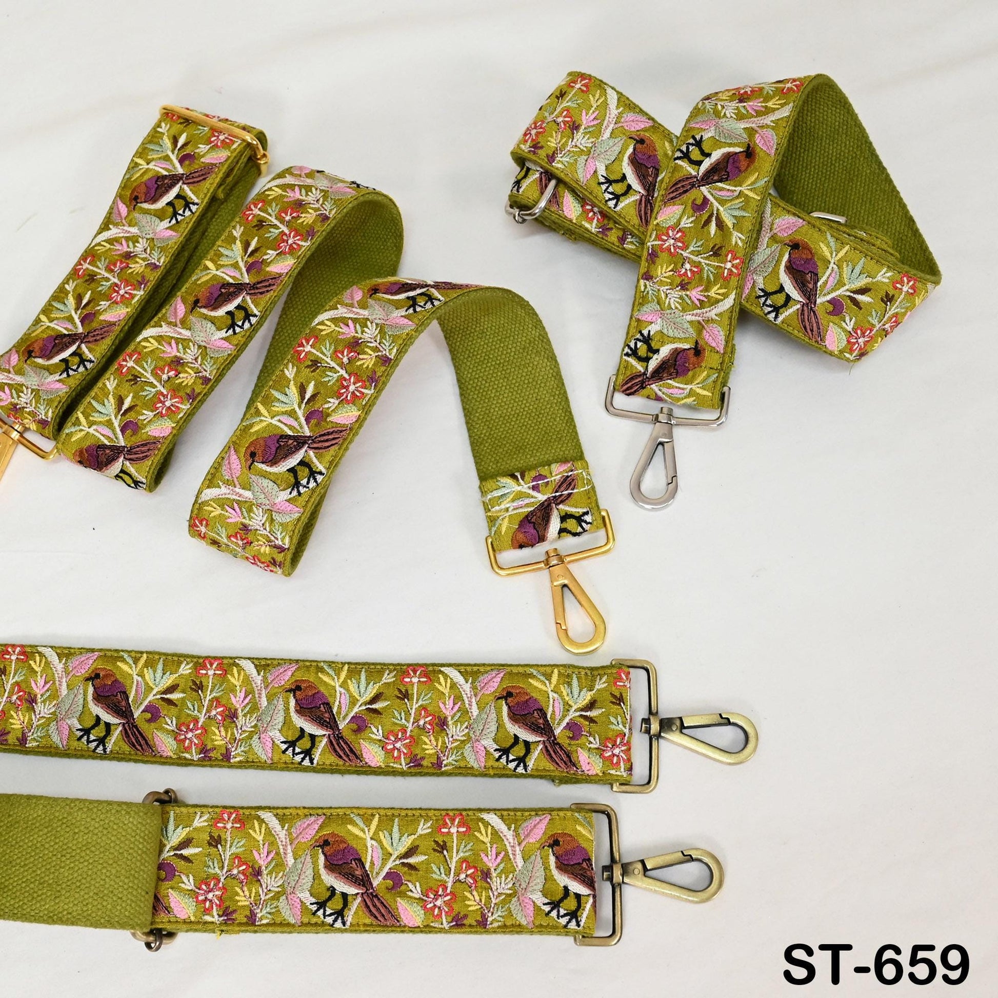 Embroidered Purse Strap Crossbody Strap for Purses Handbag Boho Bag Strap Embroidery Replacement Strap Guitar Strap Gift Daughter Friend