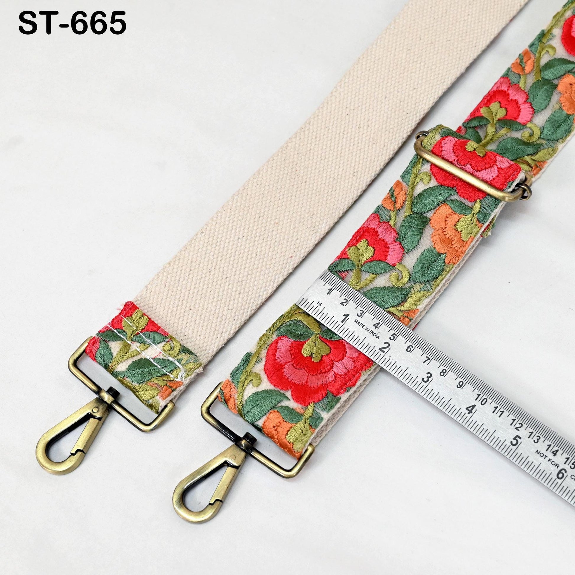 Embroidered Canvas Bag Strap Purse Strap Messenger Crossbody Strap for Purses Handbag Embroidery Replacement Strap Boho Guitar Strap Gift