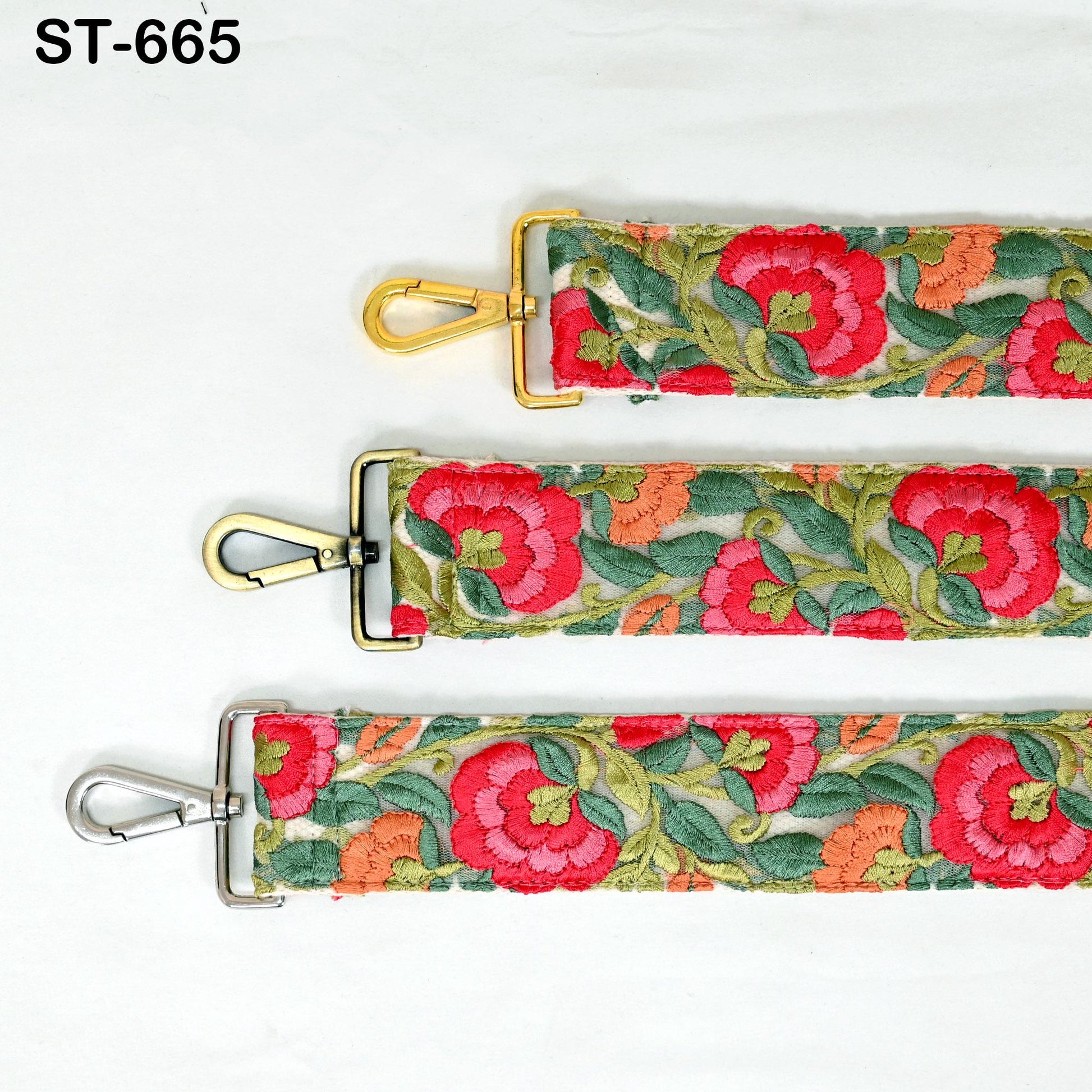 Embroidered Canvas Bag Strap Purse Strap Messenger Crossbody Strap for Purses Handbag Embroidery Replacement Strap Boho Guitar Strap Gift