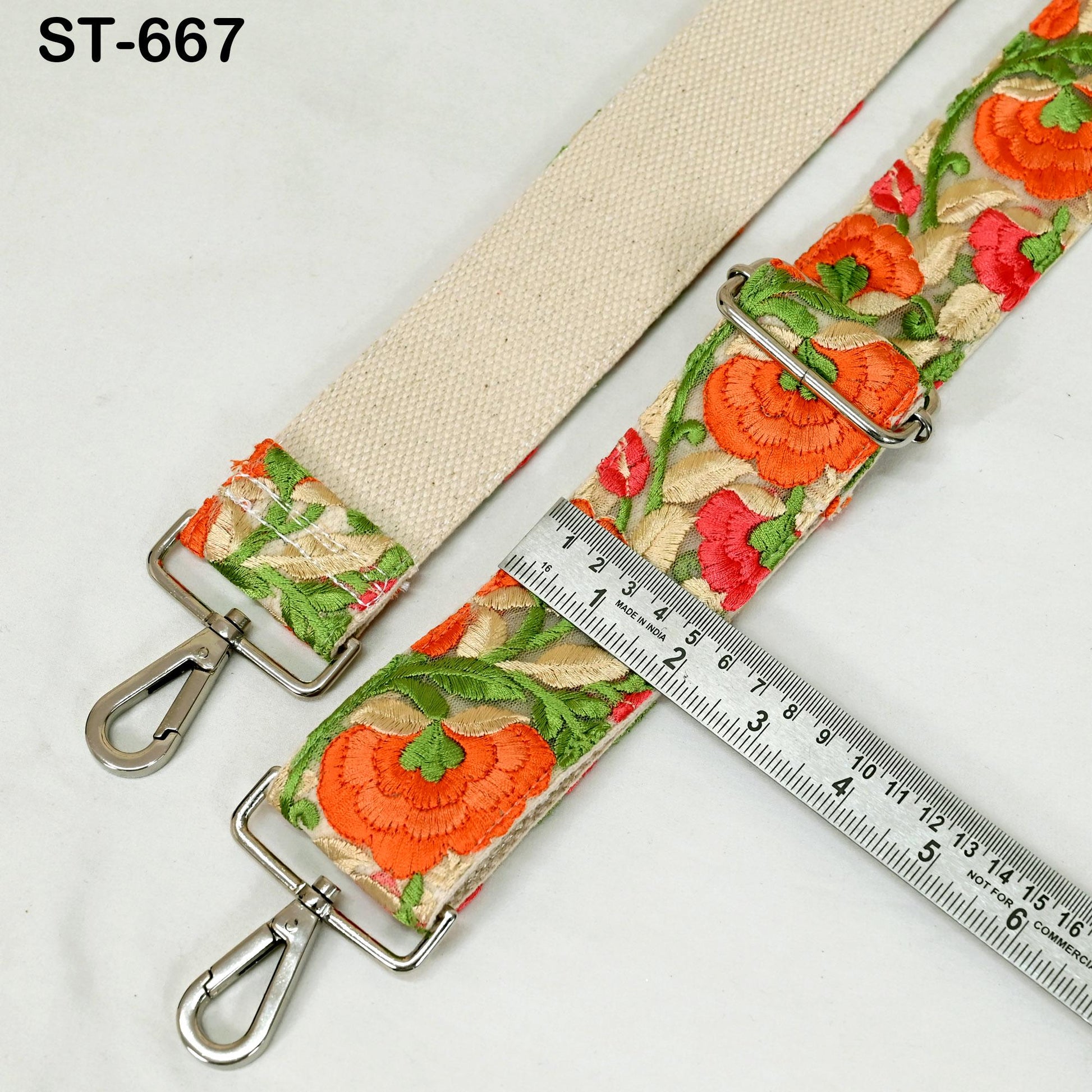 Embroidered Canvas Bag Strap Purse Strap Messenger Crossbody Strap for Purses Handbag Embroidery Replacement Strap Boho Guitar Strap Gift