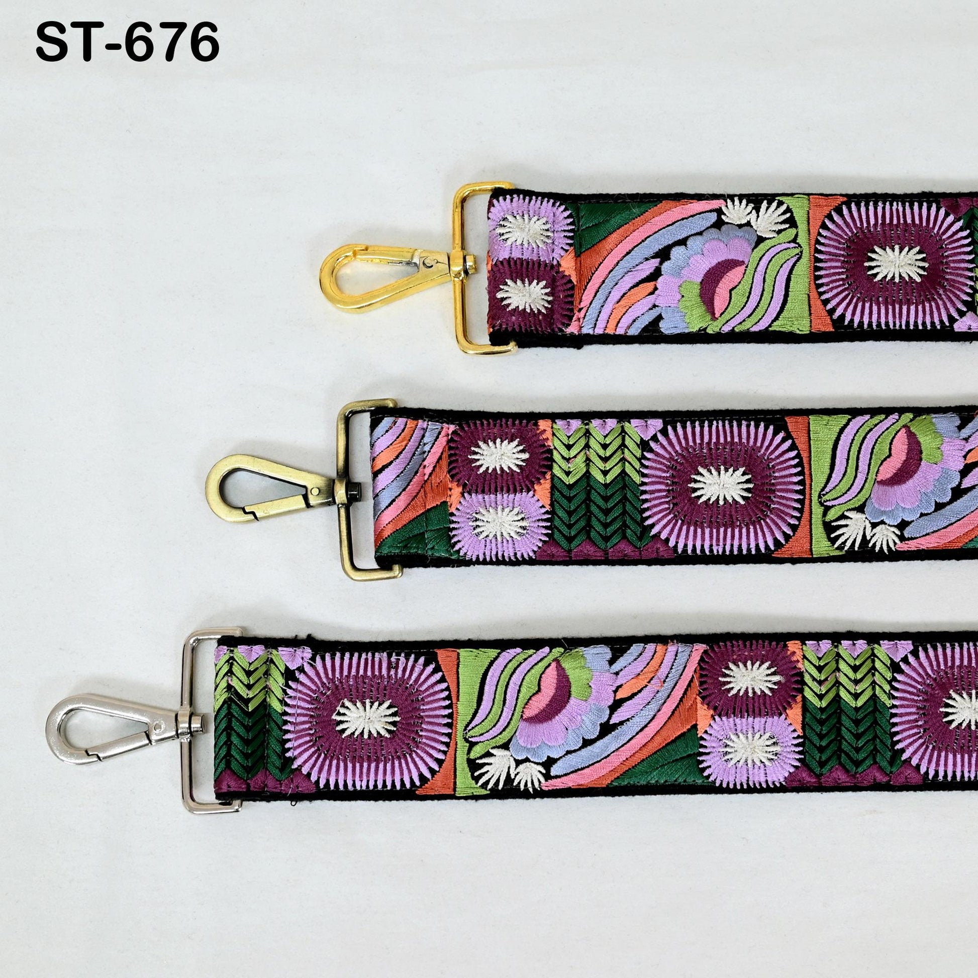 Adjustable Handbag Boho Bag Strap Embroidered Camera Strap Crossbody Strap for Purses Embroidery Replacement Guitar Strap Gift for Daughter