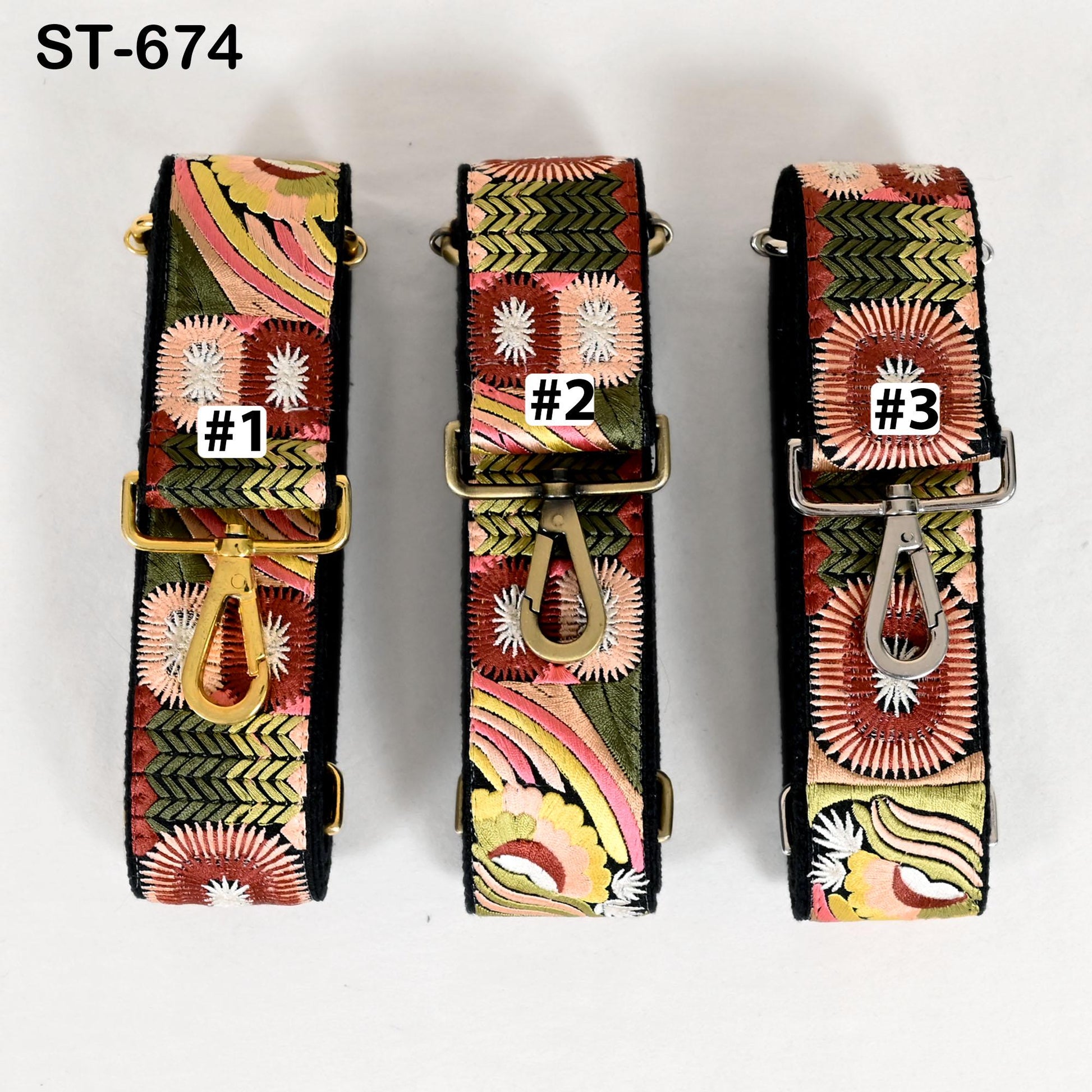 Gift for Mother Replacement Handbag Boho Bag Strap Embroidered Camera Strap Crossbody Strap for Purses Embroidery Adjustable Guitar Strap